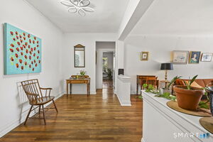 Open foyer with potential office nook location