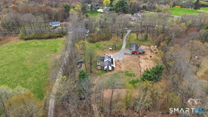 Ariel view of property