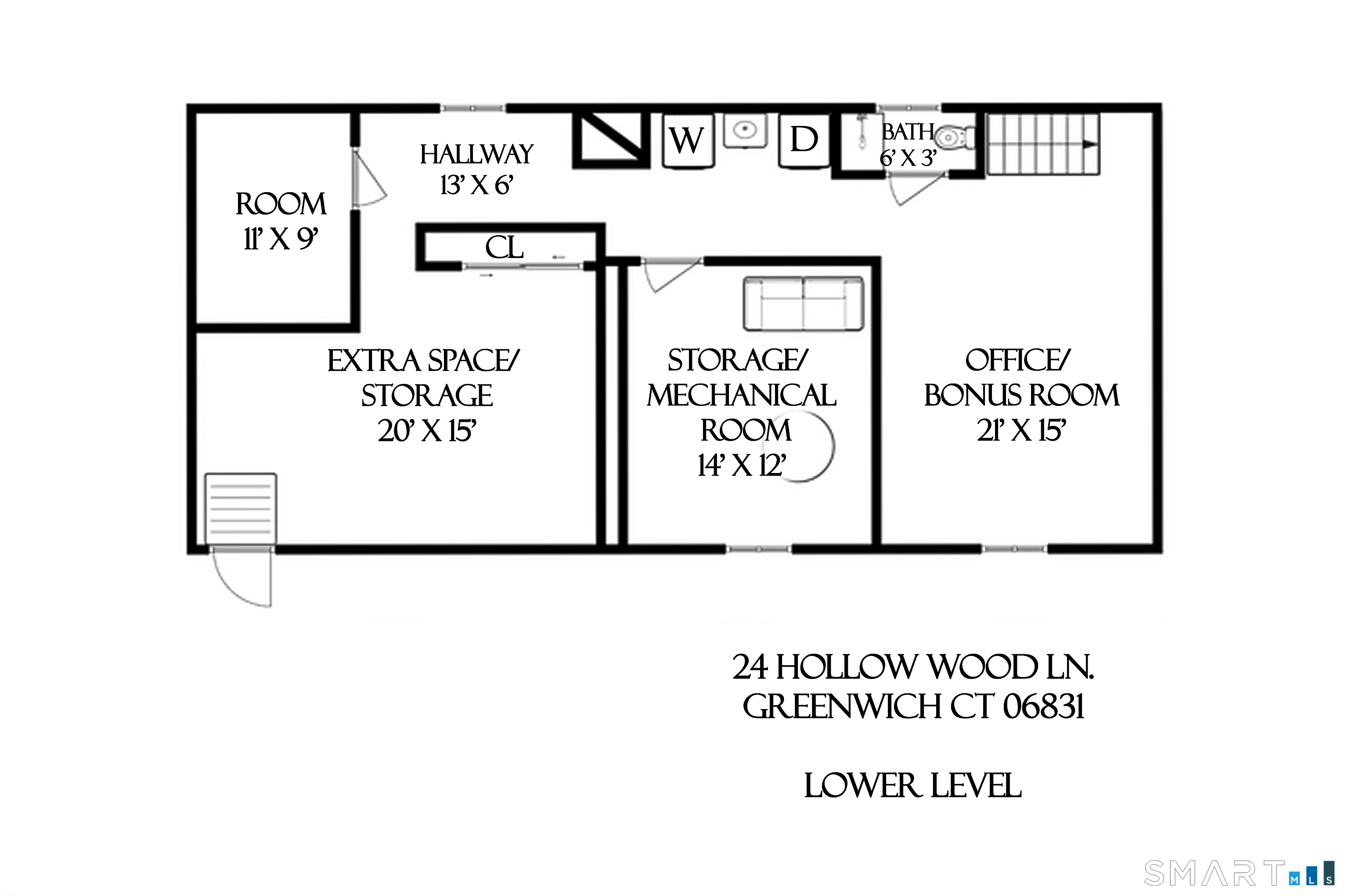 24 Hollow Wood, Greenwich, 06831, 3 Bedrooms Bedrooms, 0 ,2 BathroomsBathrooms,Residential Rental,For Sale,Hollow Wood,0,24171951