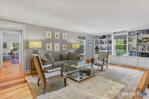 Living room off of foyer