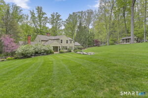 Spacious backyard