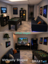 Smaller space in basement.