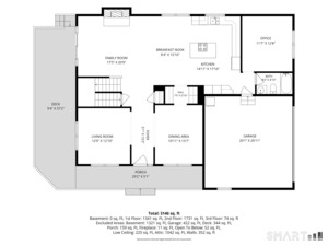 Floor plan -- main floor