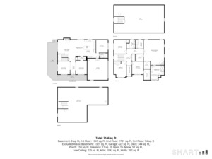 Floor plan -- all levels