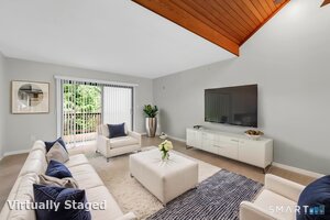 Living Room has been virtually staged