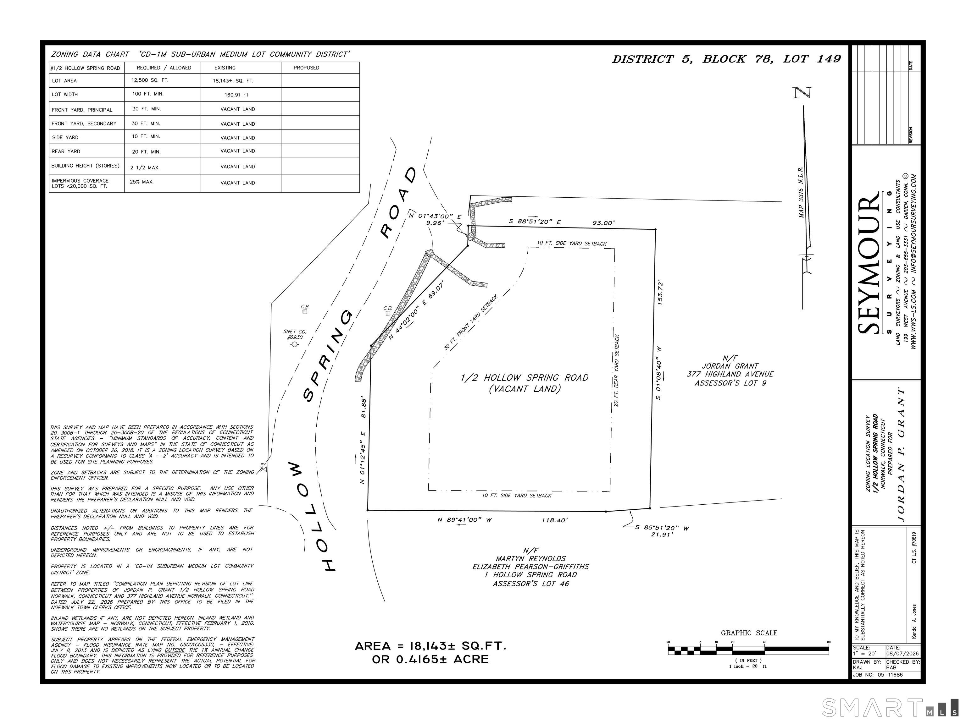 Photo 6 of Land for sale at 1 2 Holw Spring Rd, Norwalk, CT 06854 | MLS# 24183568 | Listing updated on 2026-09-07