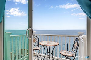 Take in the endless water views with morning coffee or an evening cocktail.