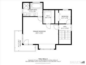 3rd floor, Primary Suite