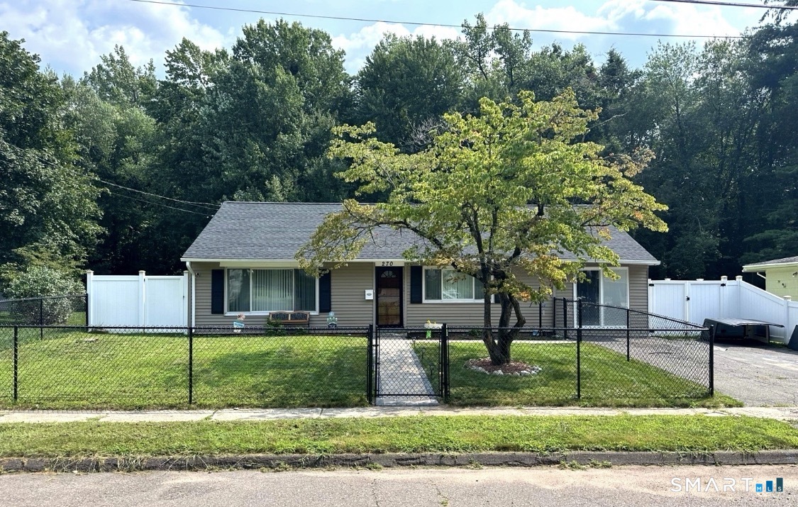 Welcome to this beautifully updated 3-bedroom, 1-bathroom single-family ranch offering comfortable one-level living. The home features updates throughout, three bedrooms, and a full bathroom. The roof was installed in 2021. Enjoy the fully fenced-in yard, large backyard, and above-ground swimming pool-perfect for relaxing, entertaining, and outdoor enjoyment. This move-in-ready home is an excellent opportunity for first-time buyers, those looking to downsize, or anyone seeking a property with ample outdoor space.