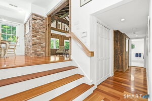 Main entrance. Brazilian cherry floor.