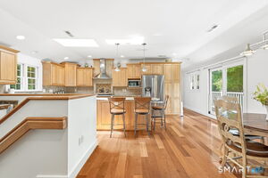 Huge kitchen.