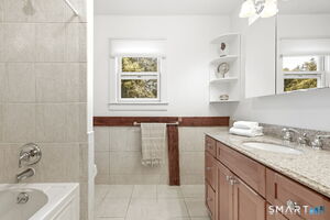 Bathroom in loft area.