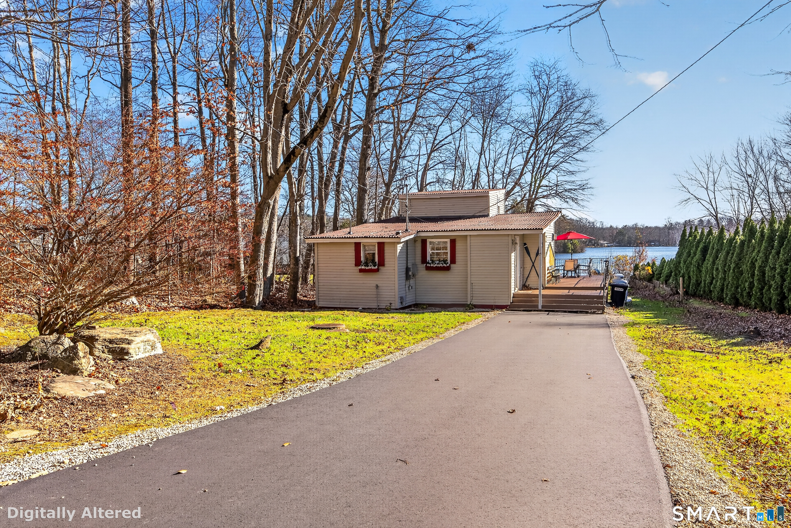 Lakefront living at its best on beautiful Lake Chaffee! This considerately renovated two bedroom, one full-bath cottage offers the perfect blend of charm, comfort, and modern updates. Features include a versatile loft, propane heating stove, generator hookup, new roof, and new electrical and plumbing throughout. Enjoy relaxing or entertaining on the spacious deck overlooking the lake, with a walkway leading directly to your private dock and lake access. A wonderful opportunity to enjoy year-round or seasonal lakeside living in a desirable location! Contact list agent for a list of all renovations completed.