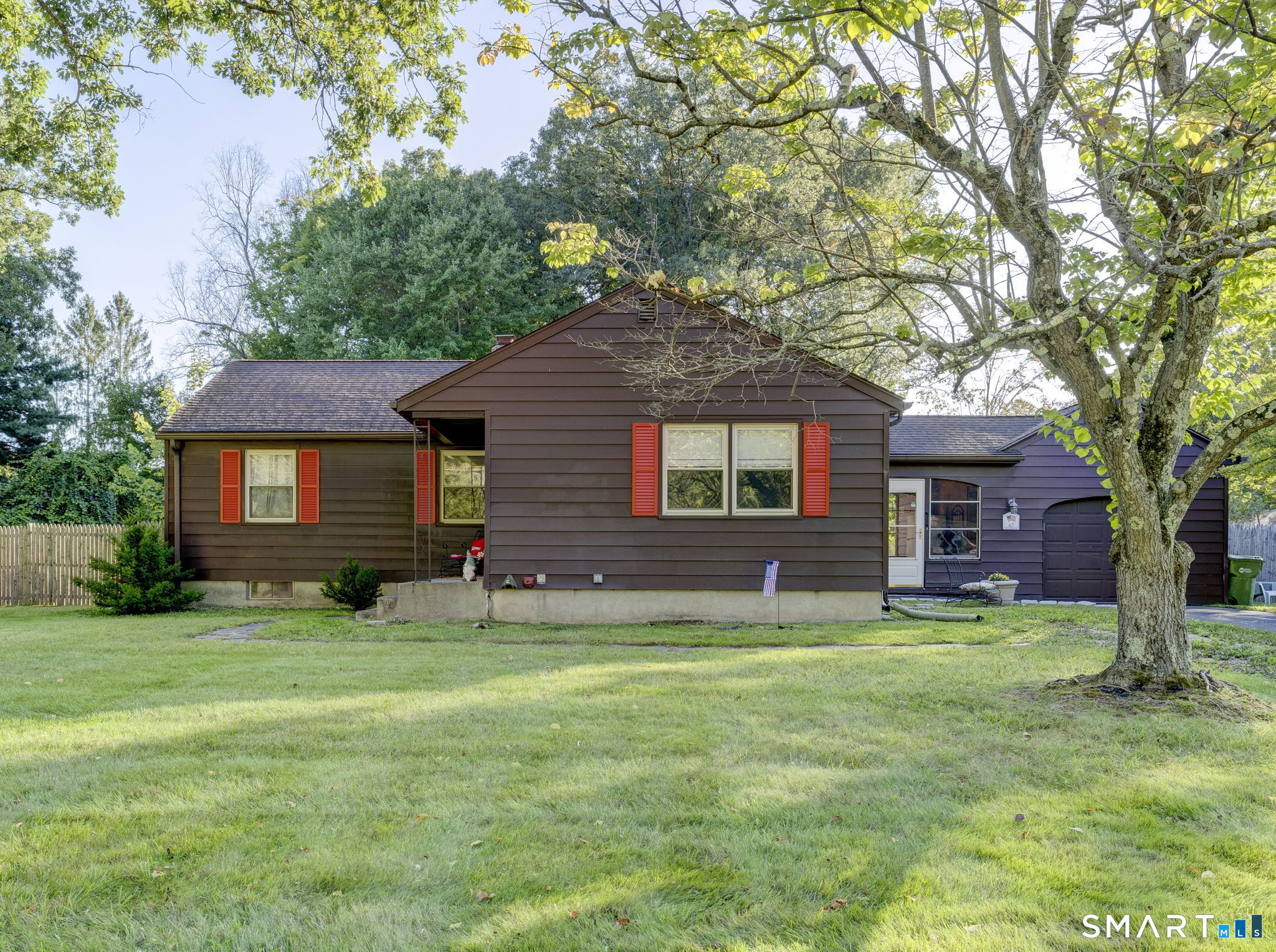 Charming Ranch in Windsor.. Move-In Ready! Well-maintained 3BR/1BA ranch on a spacious 0.72-acre lot. Recently updated with refinished floors, fresh paint, updated bath (new toilet & vanity), and a redone primary closet with custom shelving. Ceiling fans throughout, forced-air oil heat, central A/C, 2023 hot water heater, updated plumbing, and newer sump pump. Bright kitchen/dining area, cozy three-season porch w/ electric fireplace, attached garage w/ updated electrical, generator hookup, large level backyard, plus bonus outbuilding for storage. Close to schools & everyday conveniences.. great value in a strong Windsor market! Set up your private viewing today!