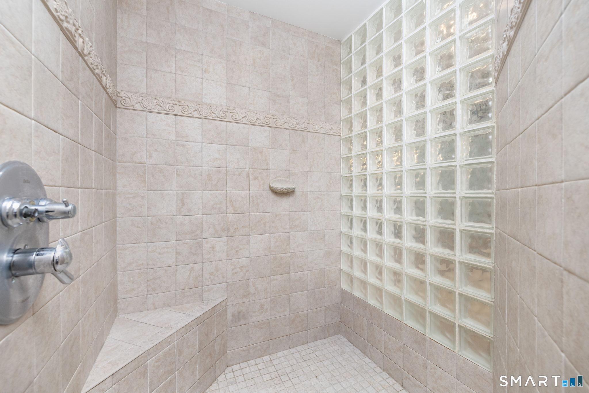 The spa-inspired walk-in shower!