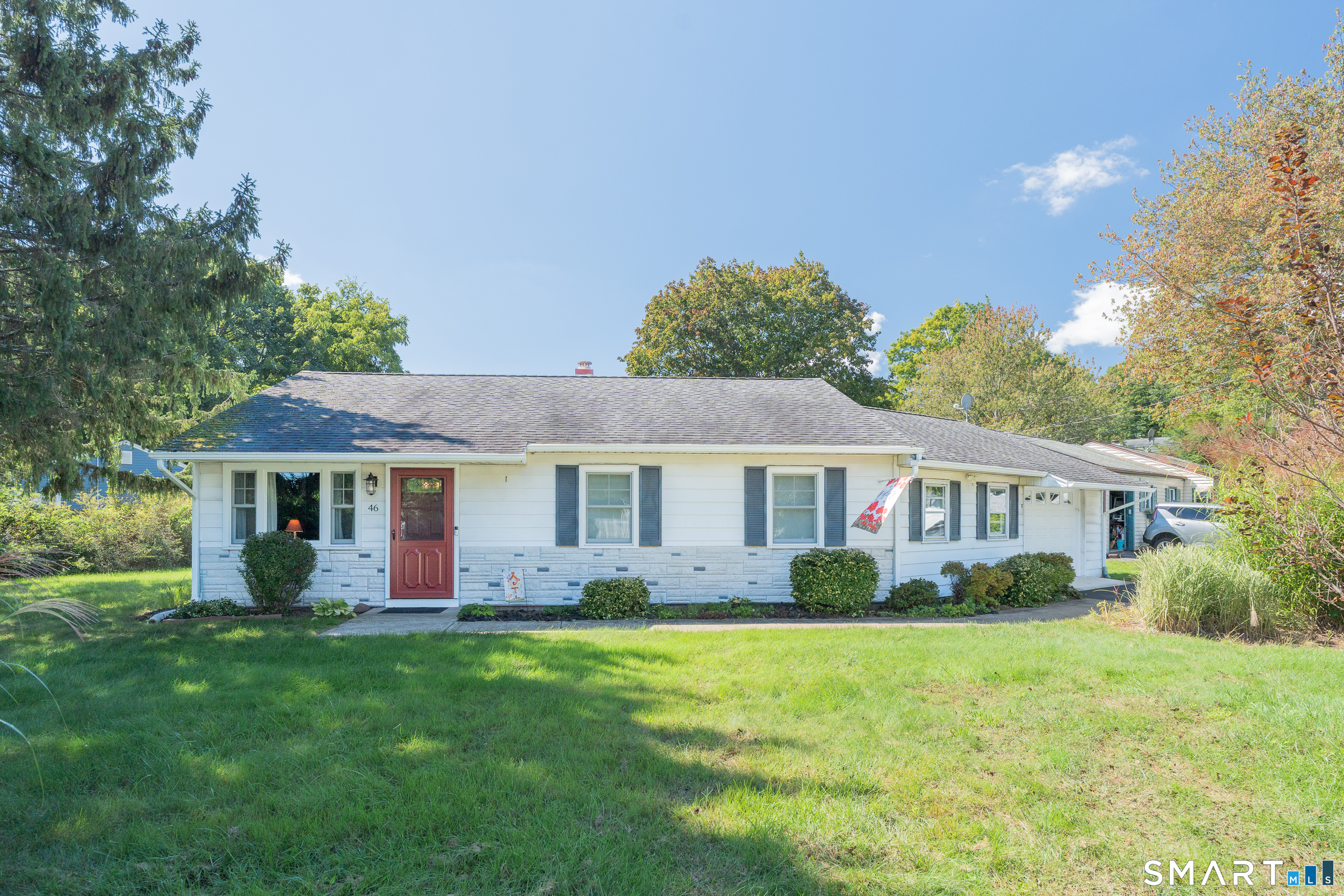 Enjoy the ease of true one-level living at 46 Apple Street! This charming 3-bedroom, 1-bath ranch offers a comfortable layout with everything conveniently located on one floor. The inviting sunroom just off the kitchen is a wonderful bonus space - perfect for morning coffee, relaxing, or gathering with family and friends. An oversized one-car garage provides plenty of room for parking, storage, hobbies, or projects. Recent updates include windows approximately 3 years old and a new hot water heater in 2026. Located in Wallingford, you'll also enjoy the benefit of the town's competitive electric rates, along with convenient access to shopping, restaurants, recreation, and major highways. A perfect starter home or an easy-to-manage option for those looking to downsize, 46 Apple Street offers comfortable living in a great Wallingford location.