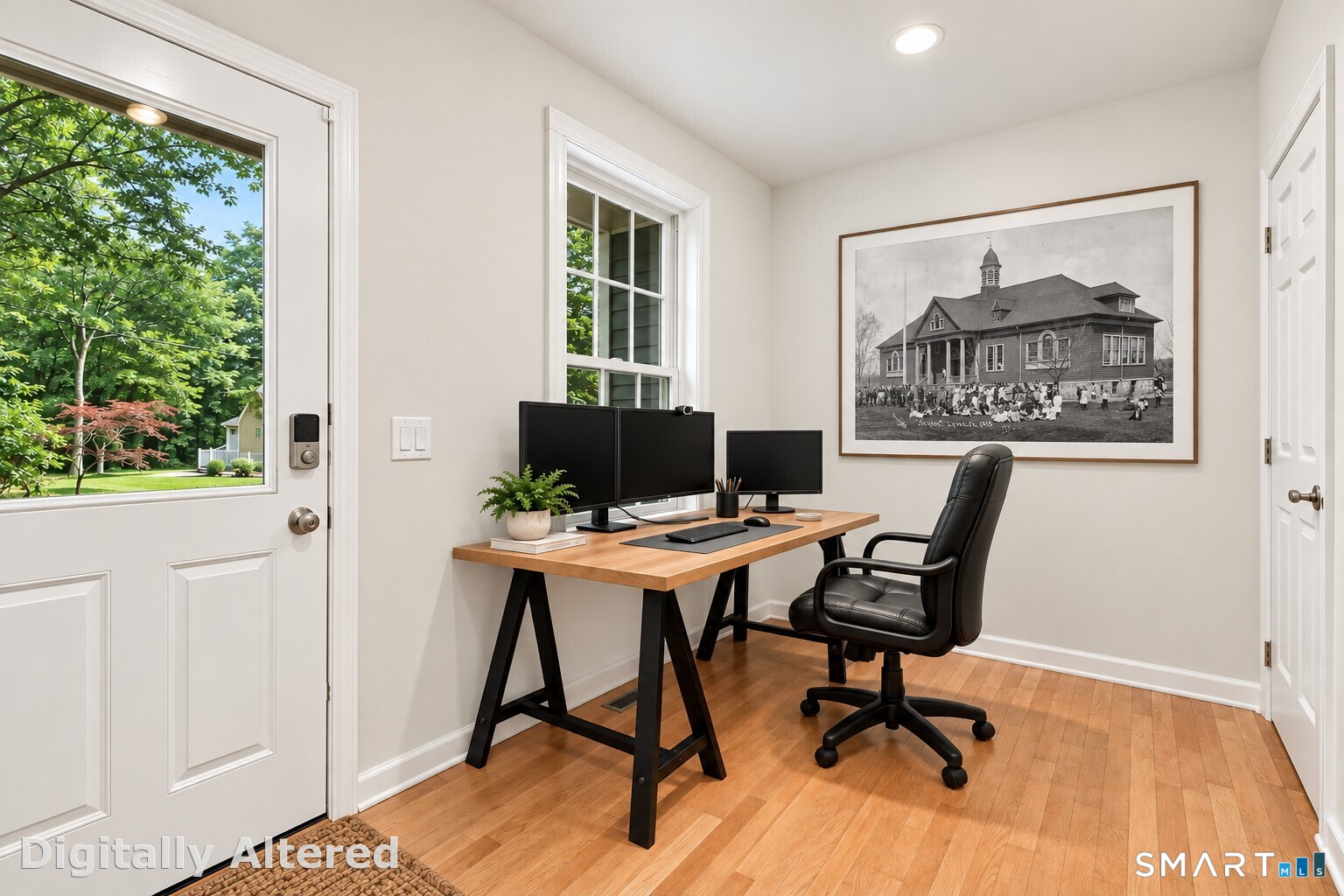 Office has a separate entry