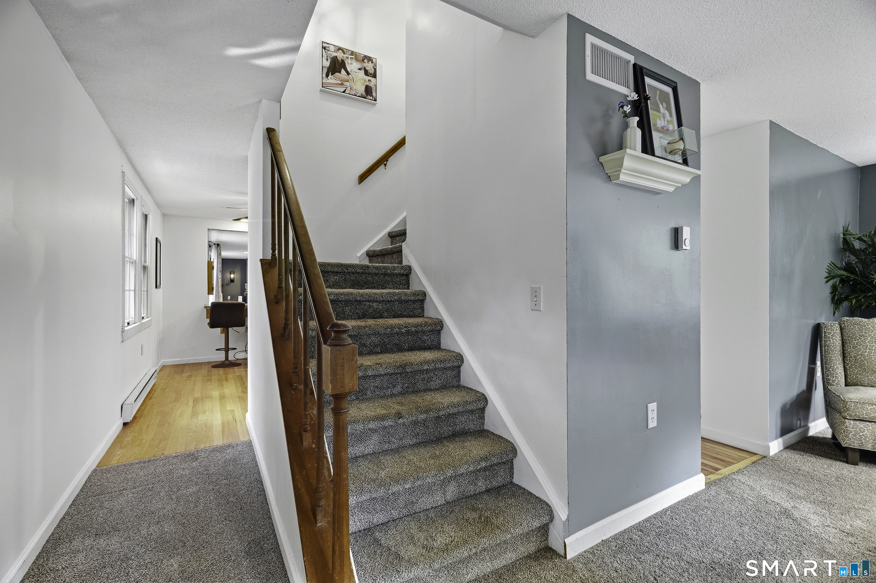 Stairs to second floor