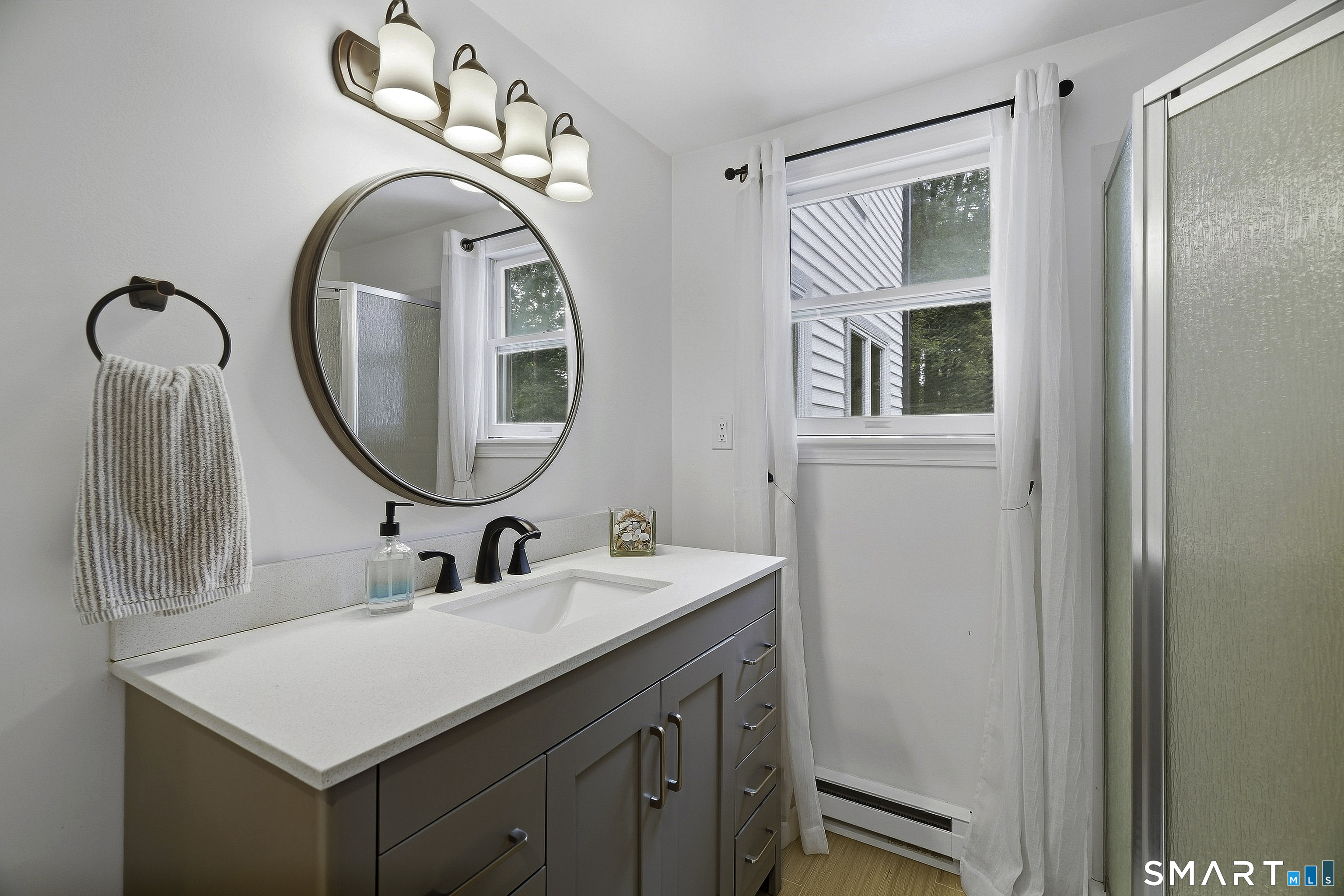 First floor full bathroom