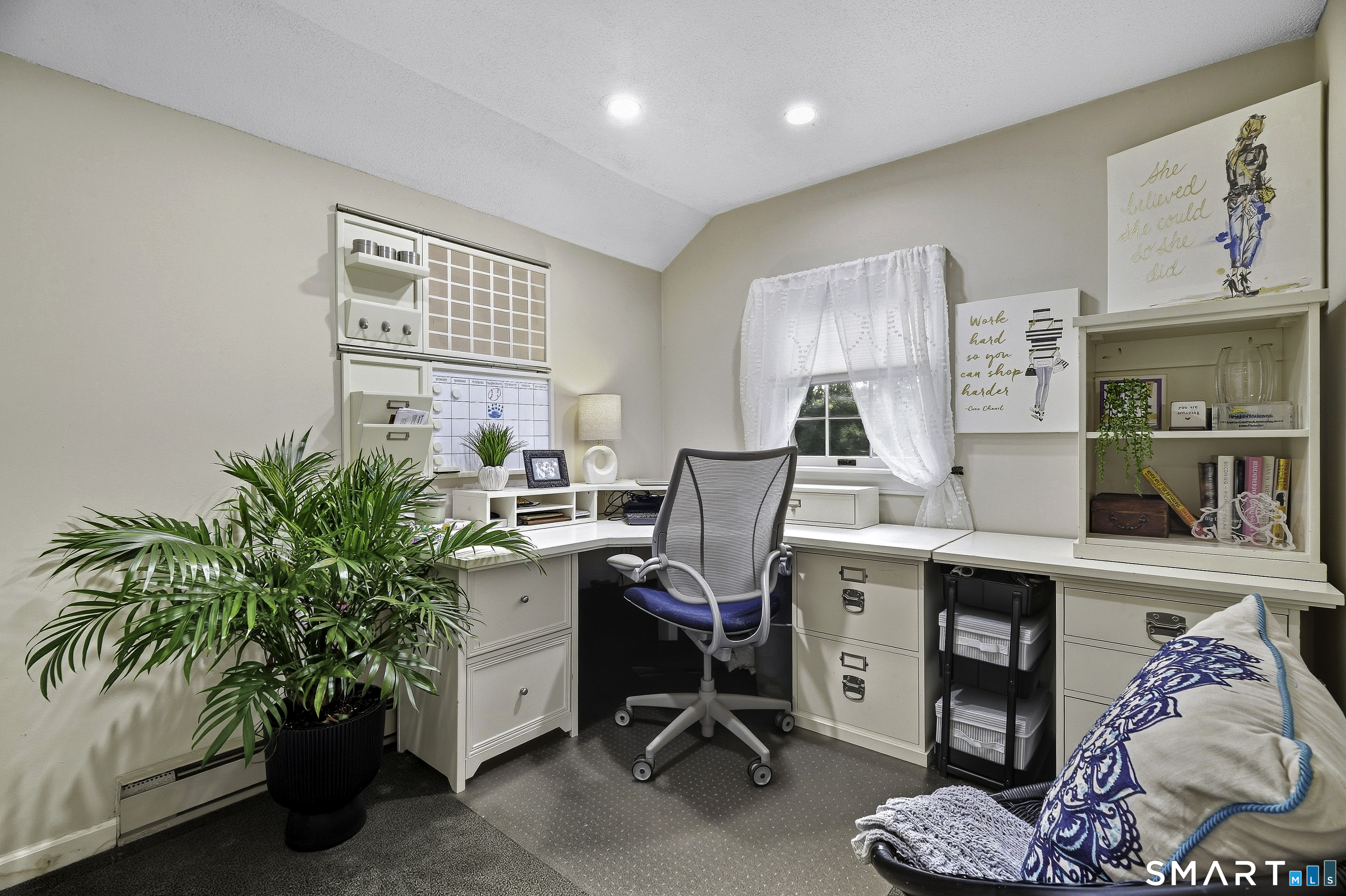 Bedroom #4 being used as a home office