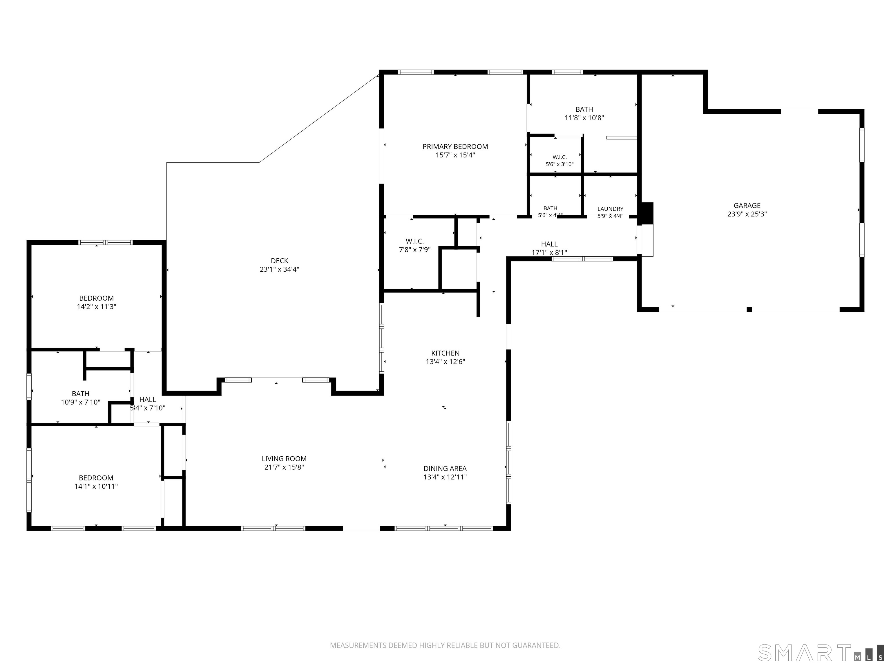 Main level floor plan