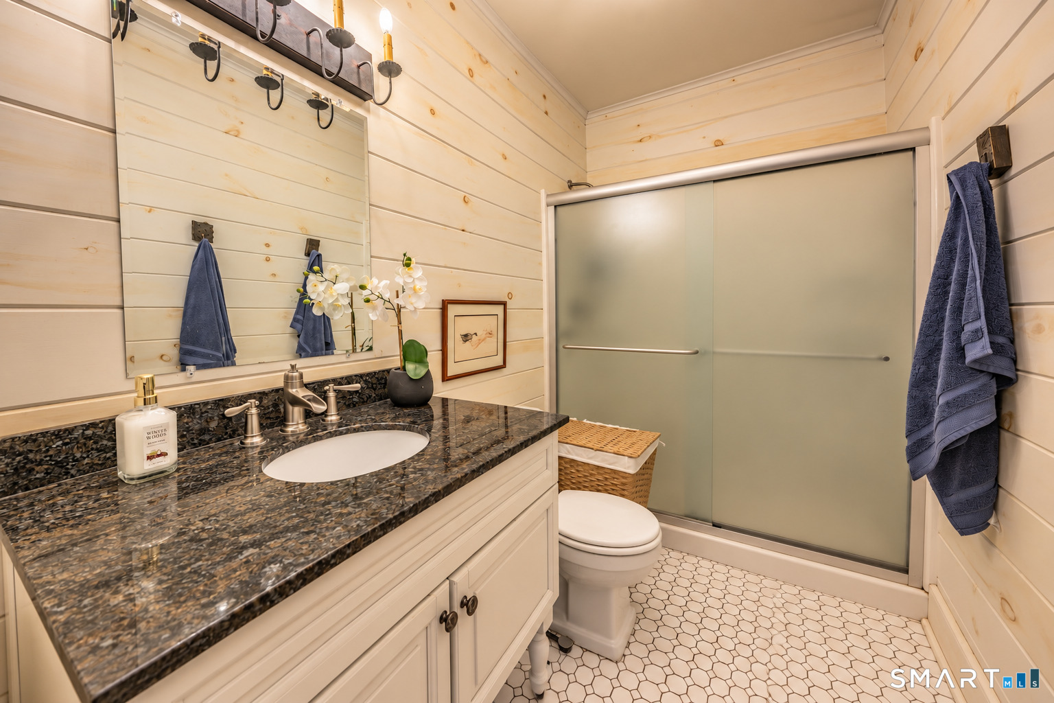 Updated full bath conveniently located on the main level.