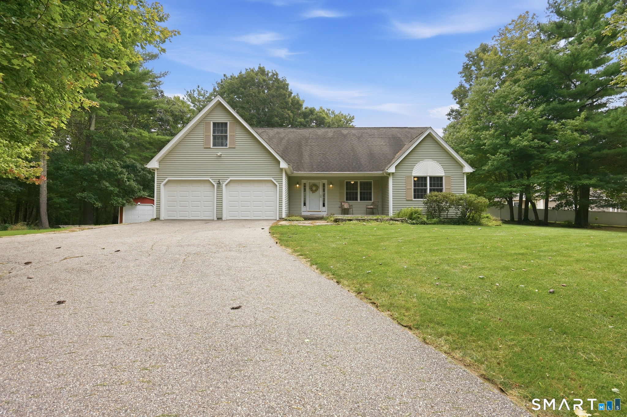 Welcome to 7 Bradway Pond road! This young, 2003 built home, offers an open and flexible floor plan with spacious rooms, hardwood floors and an abundance of natural light. The office/den could also be used as a third bedroom. A walk up, unfinished attic provides excellent potential for additional living space, storage, or a future finished area. Enjoy the pond just across the street, with private access directly from the road. Swimming, fishing and kayaking are all available, with no power boats permitted. An additional shed/garage provides convenient storage and is included with the property. Located in an established neighborhood, this home offers flexibility, space, and easy access to year round recreational enjoyment. Available for immediate occupancy.