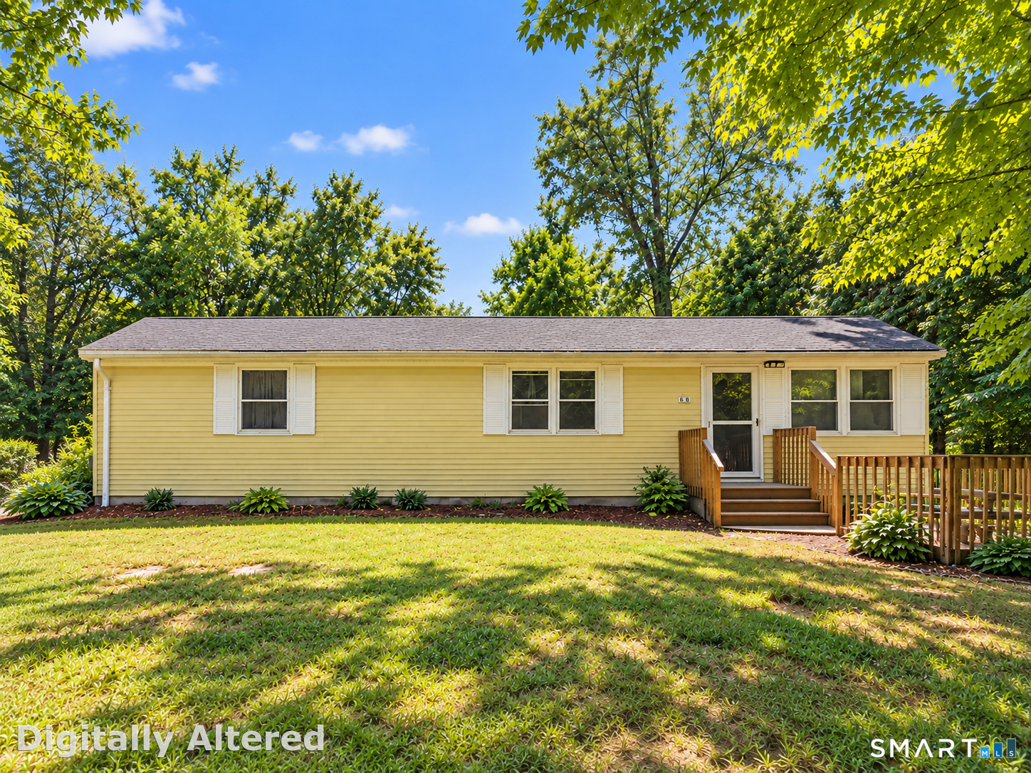 Tucked away in Durham on a quiet cul-de-sac, this ranch offers a private setting on approximately one acre with a flexible layout and plenty of space inside & out. The main level features 3 bedrooms, a full bath, spacious living room, dining area & kitchen. The finished lower level adds valuable living space featuring its own kitchen, full bath & walk-out access-ideal for extended family, guests or anyone looking for a separate living area. Outside, mature trees provide a sense of privacy, while the spacious yard, deck & outdoor areas offer plenty of room to relax or entertain. An attached 2-car garage provides additional convenience & storage. Offering versatile living space, a separate in-law setup & a peaceful setting, this home has plenty of potential for its next owner.
