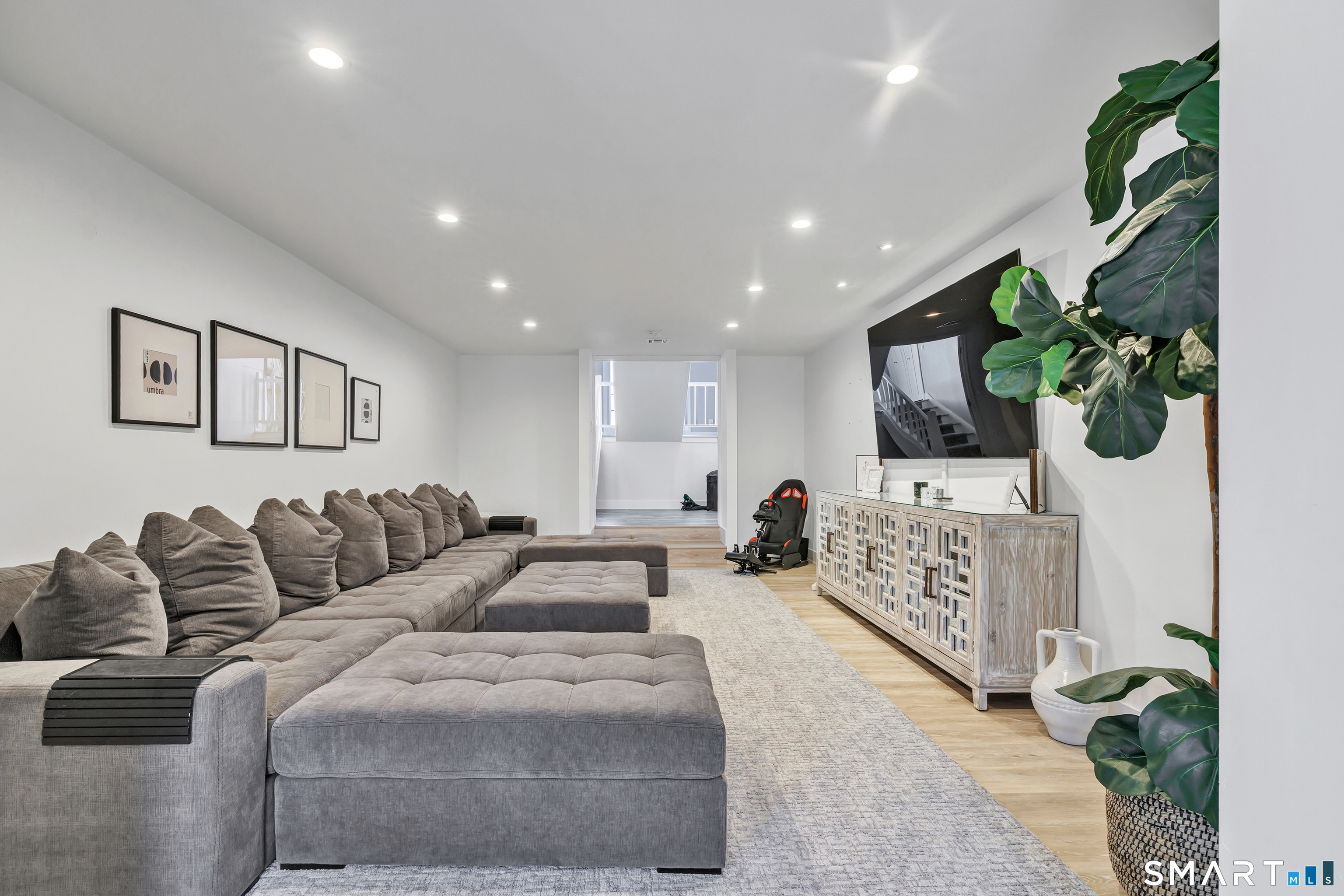 Family Room in Lower Level