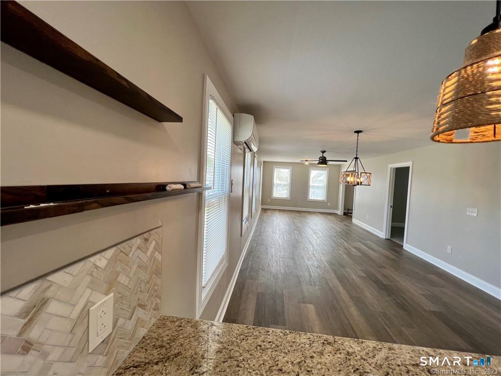 Dining/Living room combo. AC/Heat Mini split