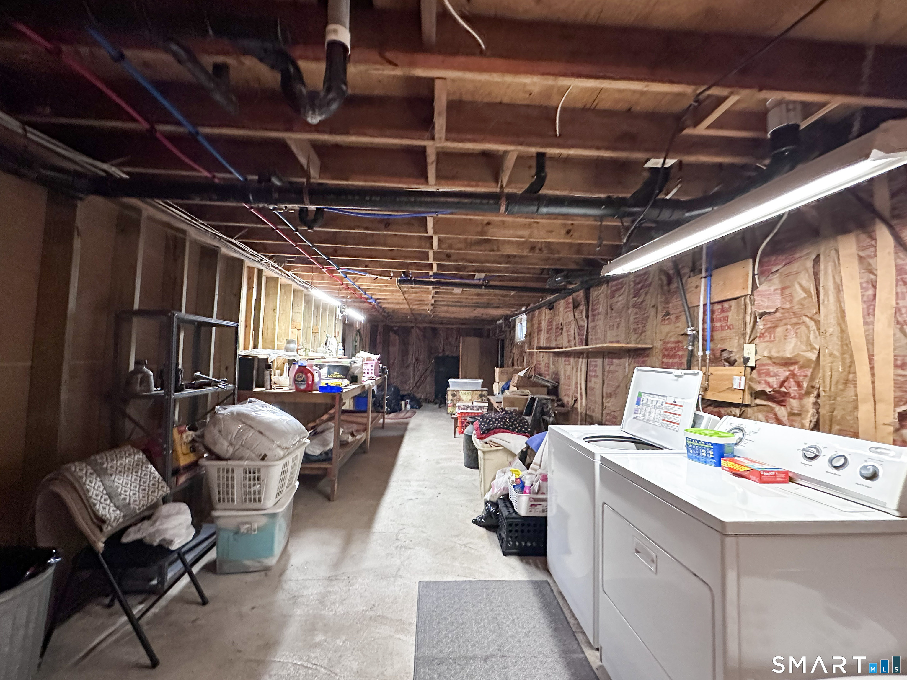 Unfinished part of basement 