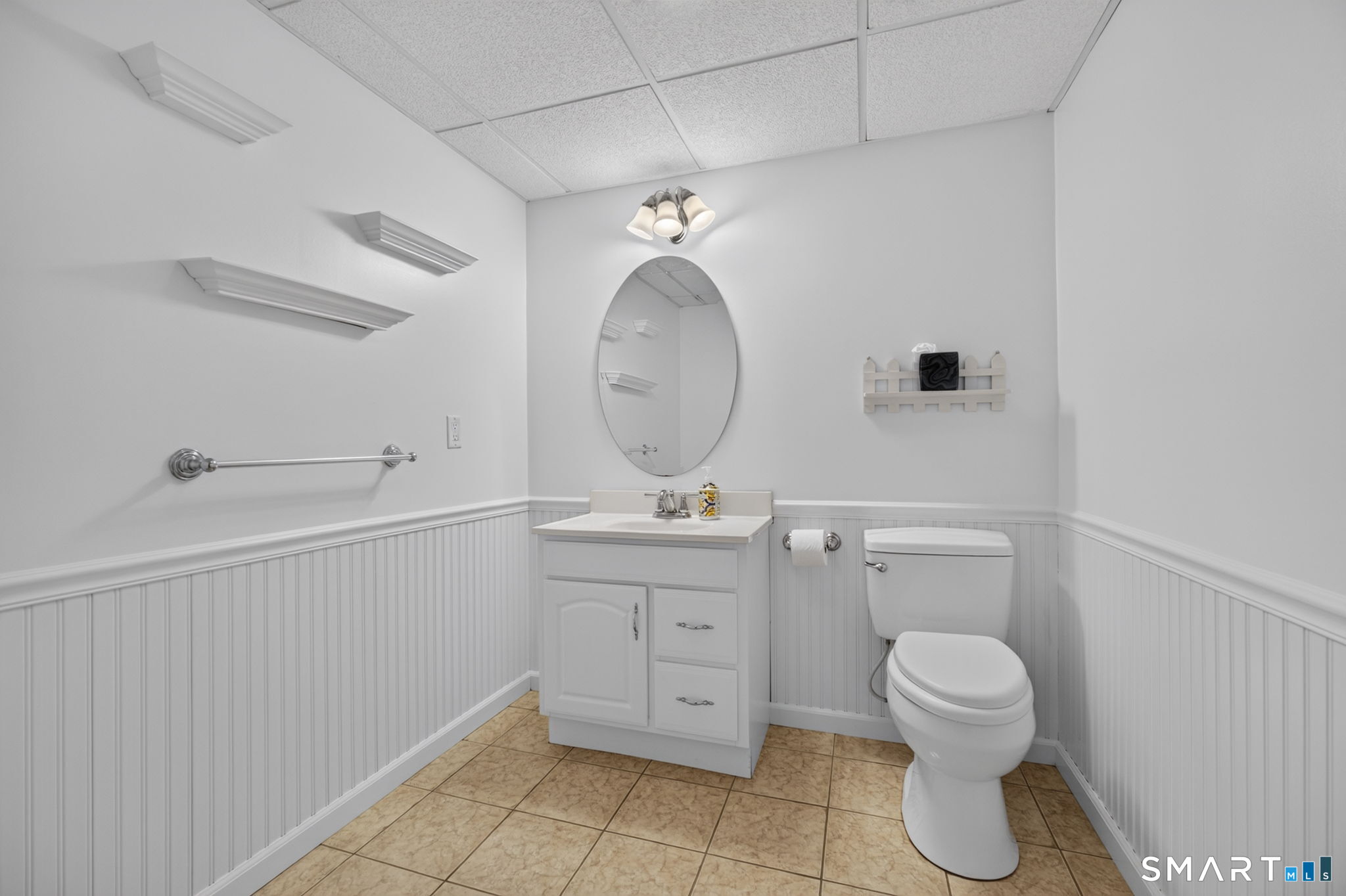Half bathroom in basement