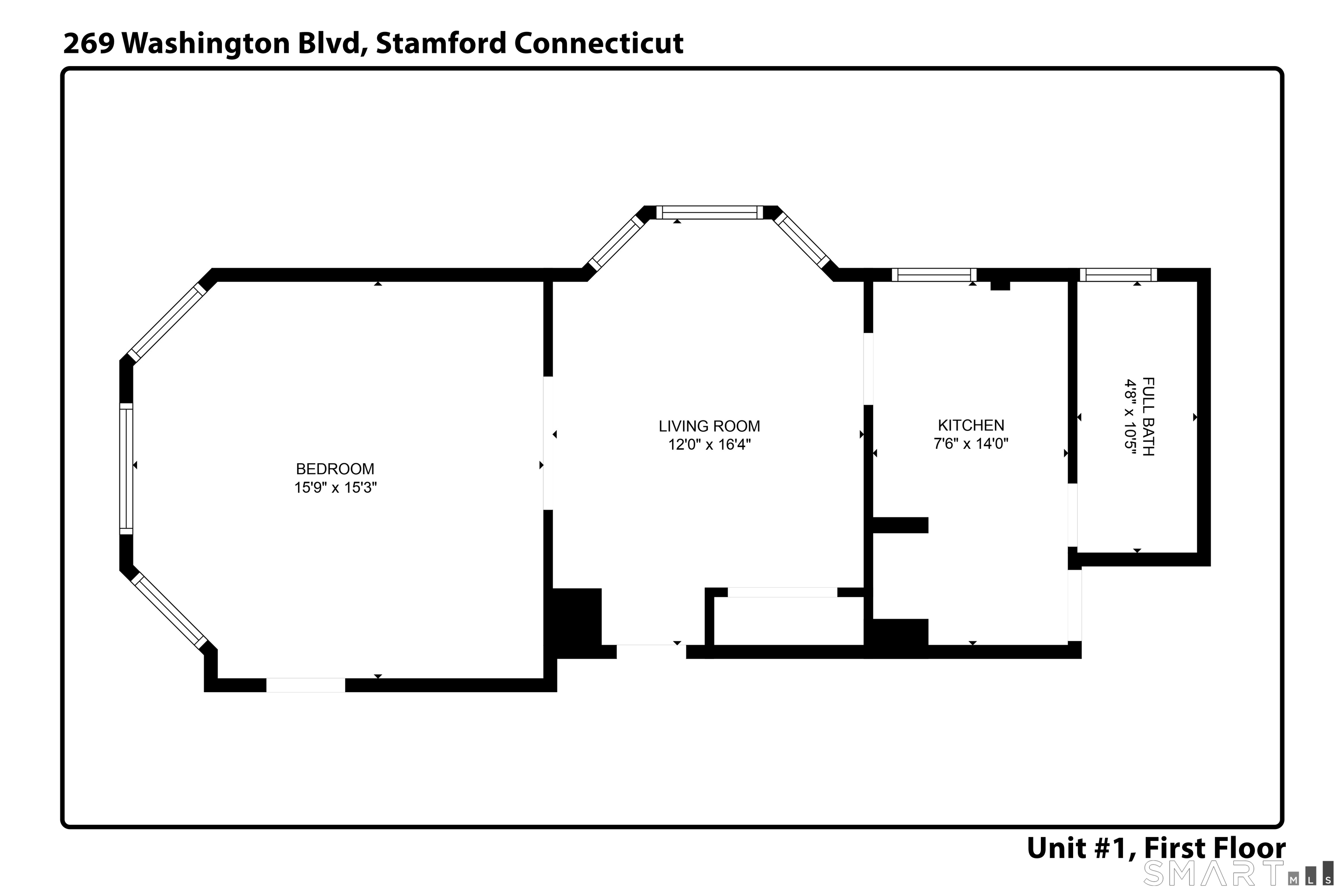 269 Washington Boulevard, #1, South End, Stamford, CT 06902