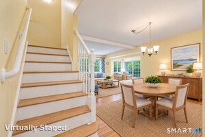 Heading upstairs