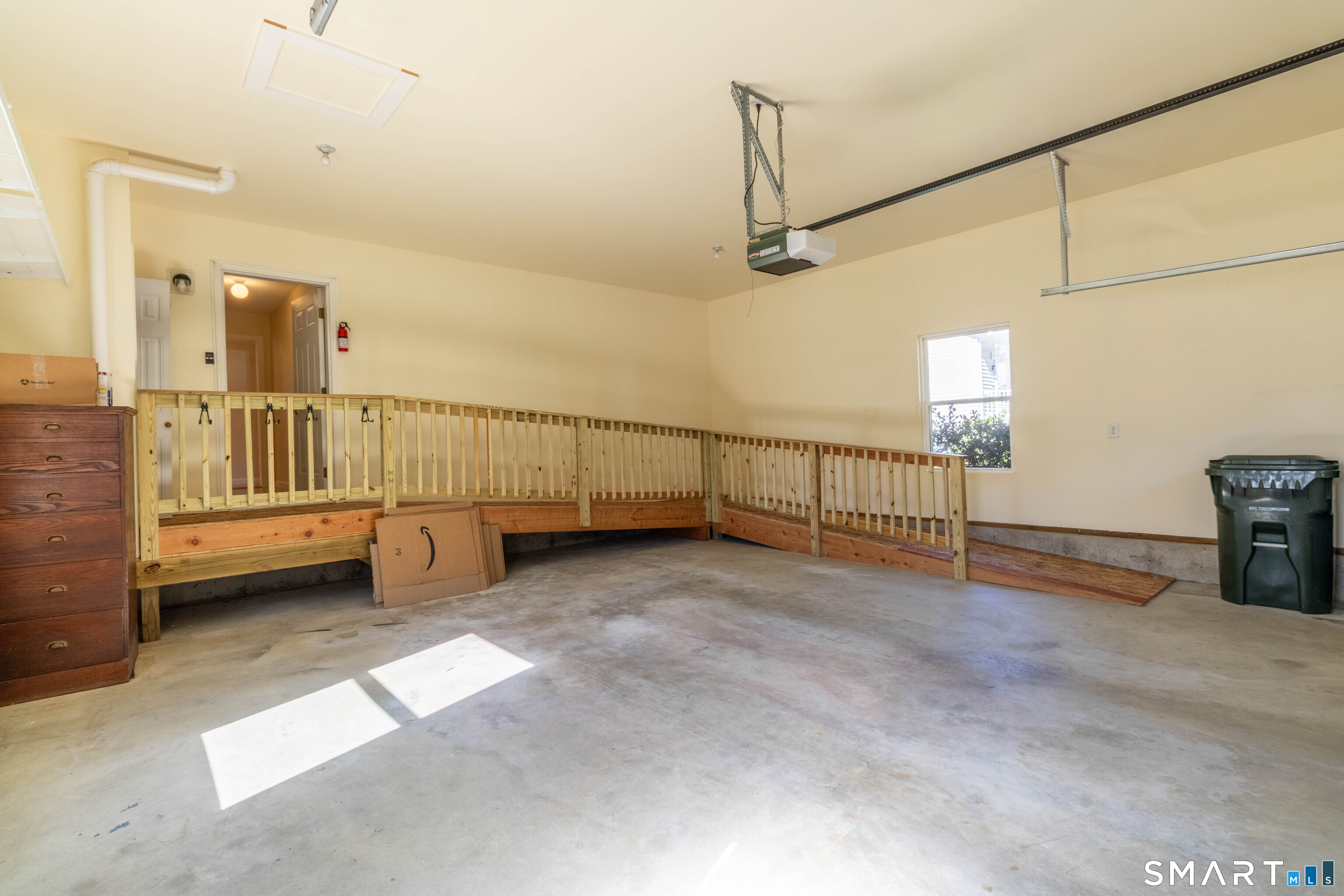 Handicap ramp in garage