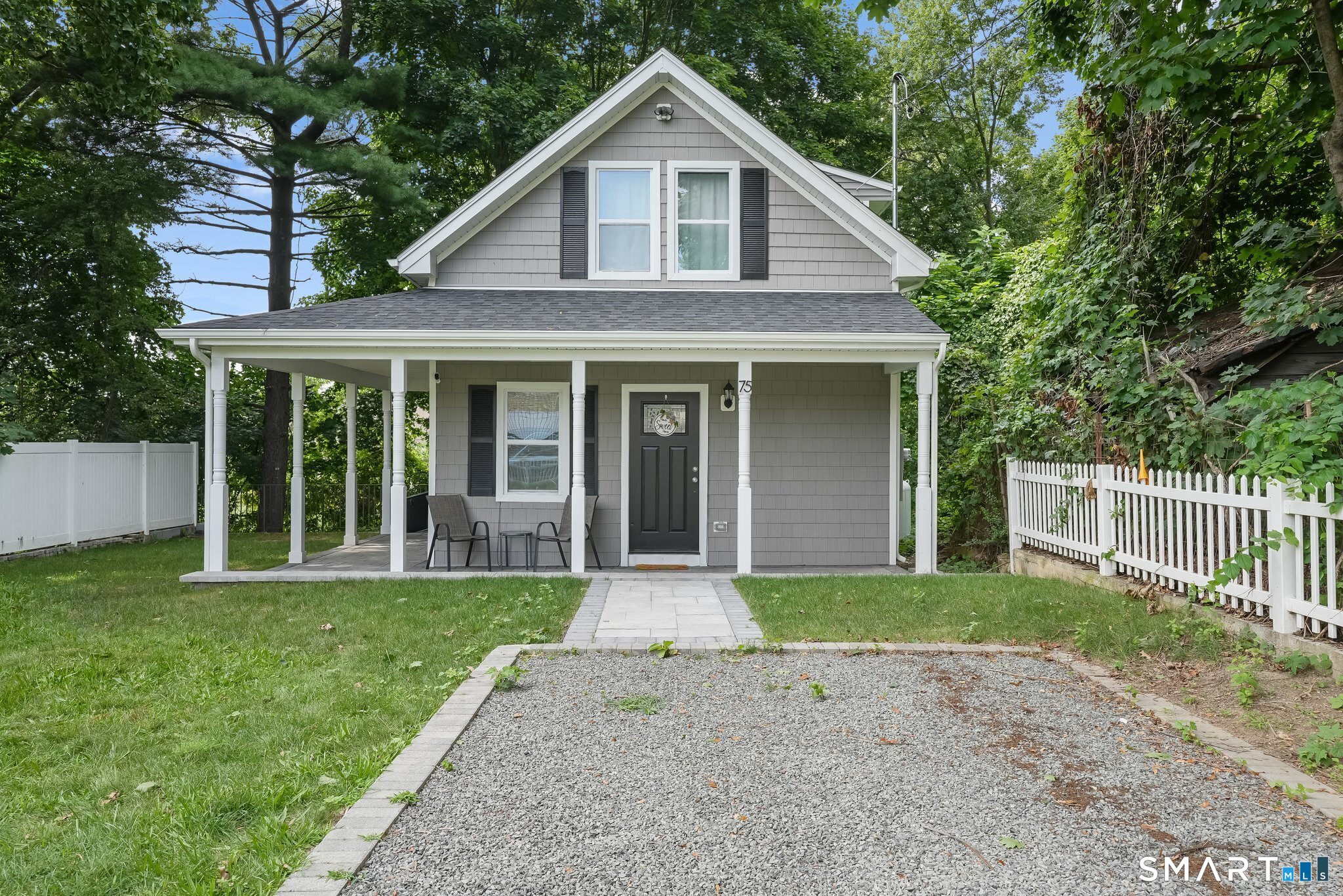 Beautifully remodeled in 2024 1,300 SQFT cape cod right on the border of Fairfield. Take a look at the completely new home from the bottom up. New roof, new siding, new windows, new doors, new patio, new kitchen, new appliances, new hardwood floors, new insulation, new sheetrock, new wiring, new plumbing, new furnace, new hot water heater, new central air, new bathrooms. New vinyl fencing 2026(not pictured). Open concept kitchen with quartz countertop. Enjoy views of Ash creek from your bedroom or balcony. Or you can kayak from your backyard! NOT in a flood zone (elevation certificate attached). Long driveway for plenty of cars. Enjoy the quiet area as well as all of what Black Rock has to offer. Close to great restaurants, bars, shopping, public transportation, and highway. Huge level lot, may be subdivided in the future to build another structure. Make your appointment today! Pictures are from before tenant moved in. Tenant in the process of finding a place and will move out end of December when their lease ends.
