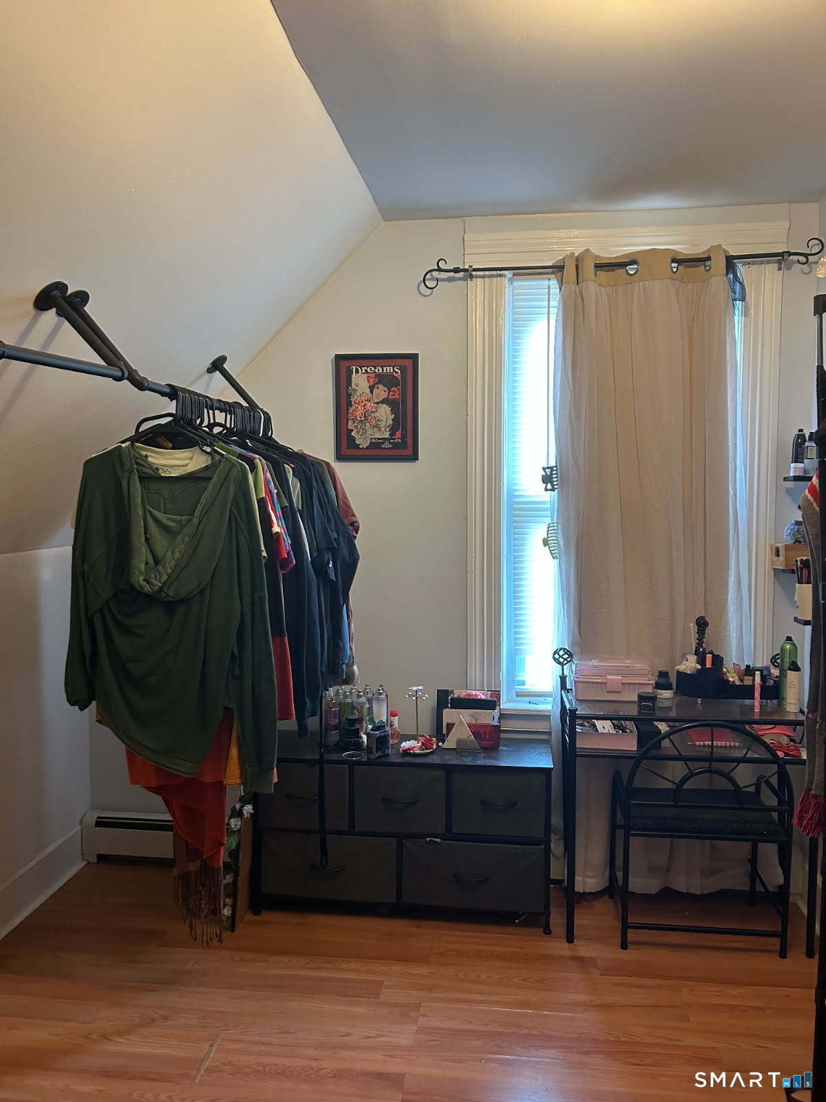 Currently being used as a walk-in closet