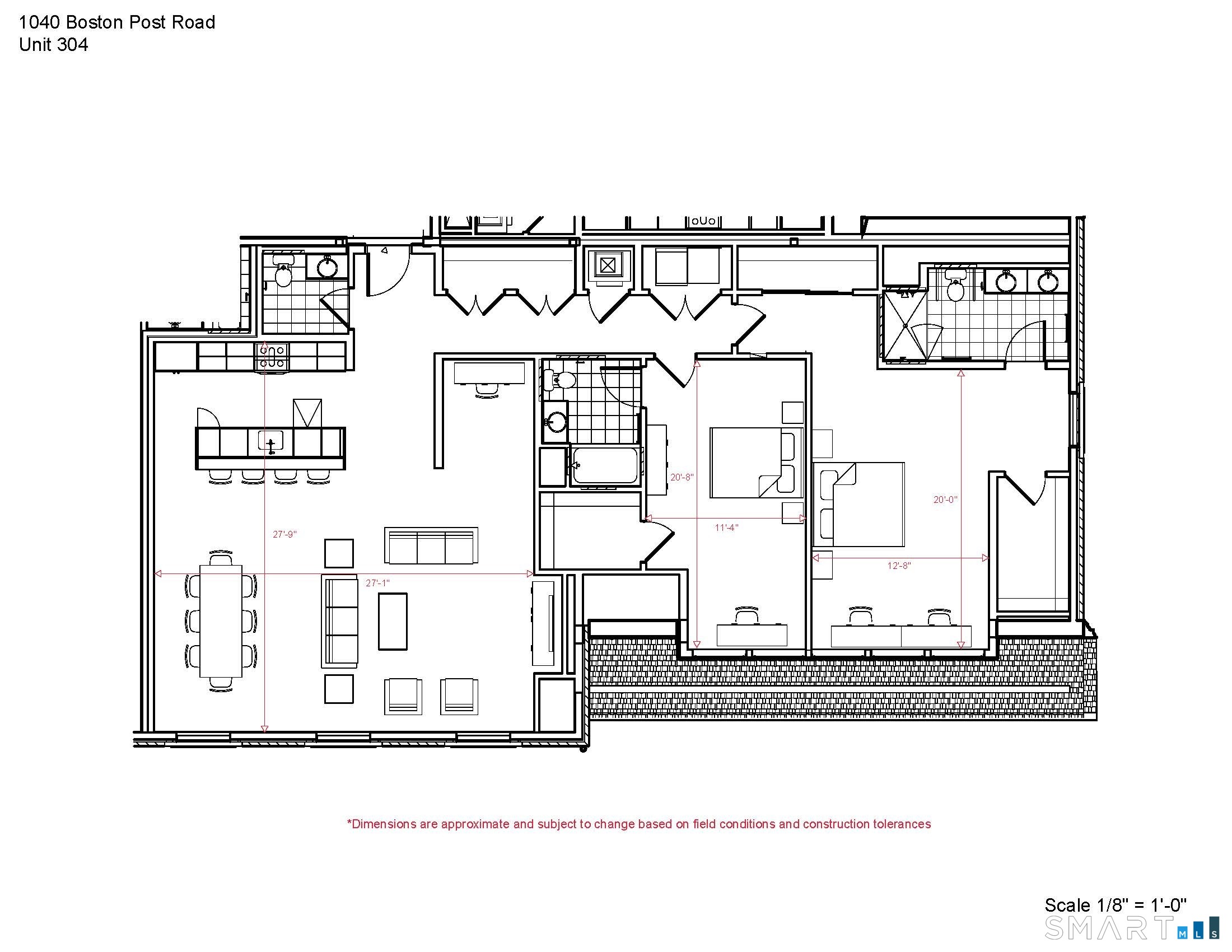 Foto 8 de Condominio en renta en 1040 Boston Post Road #304, Darien, CT — $12,360/mes