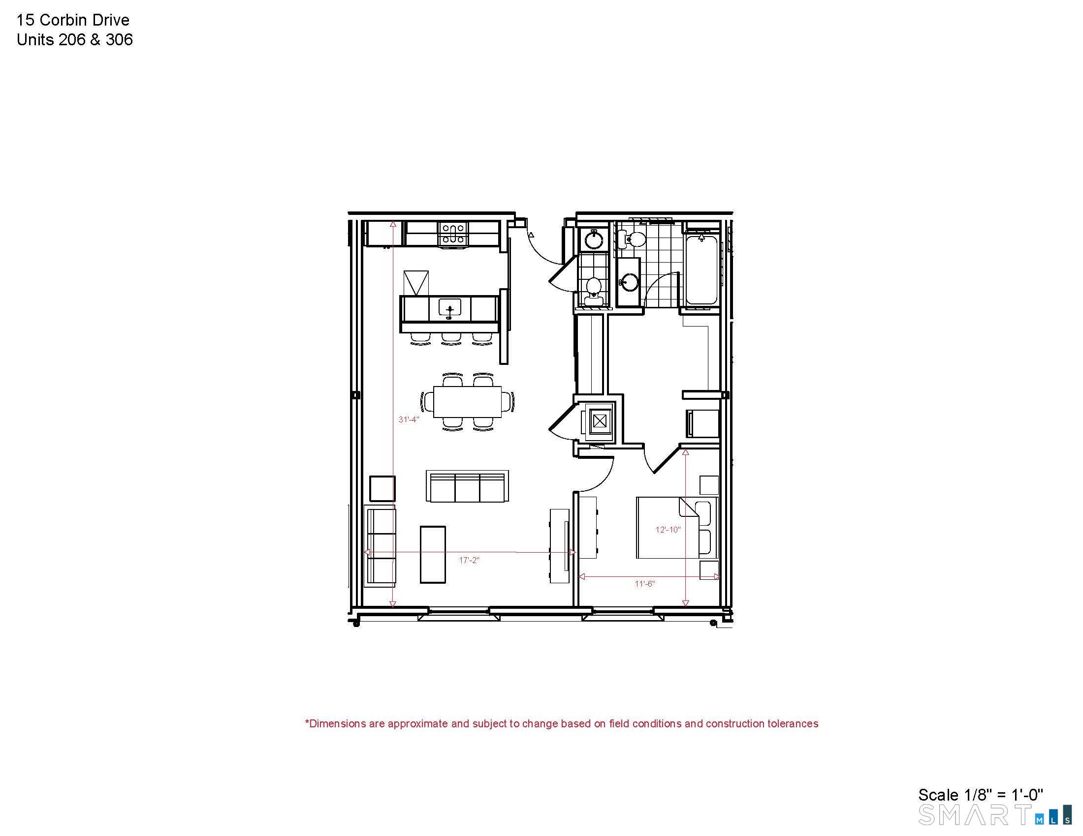Foto 7 de Condominio en renta en 15 Corbin Drive #206, Darien, CT — $5,880/mes