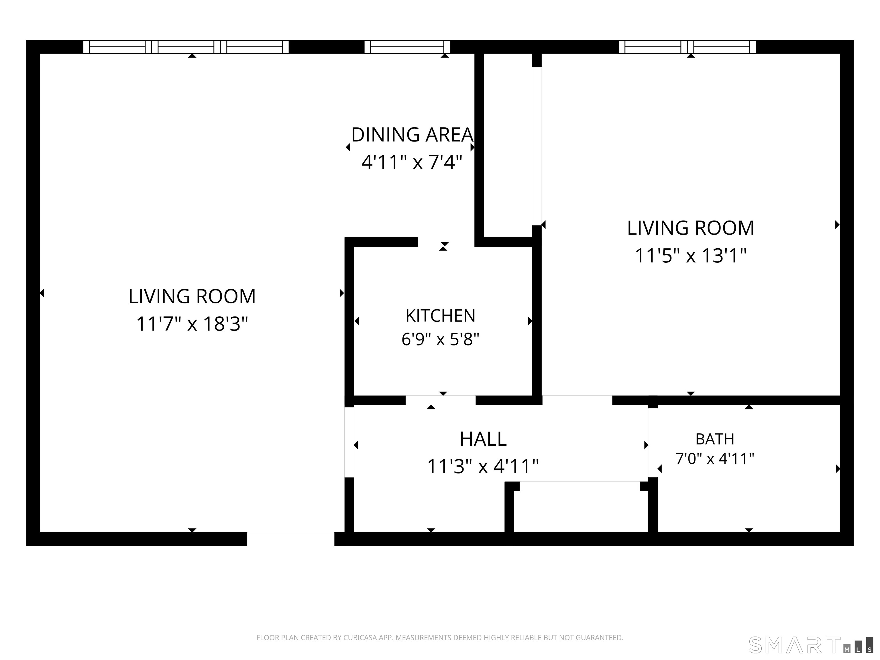 Foto 7 de Apartamento en renta en 45 Monroe Street #C11, Bridgeport, CT — $1,800/mes