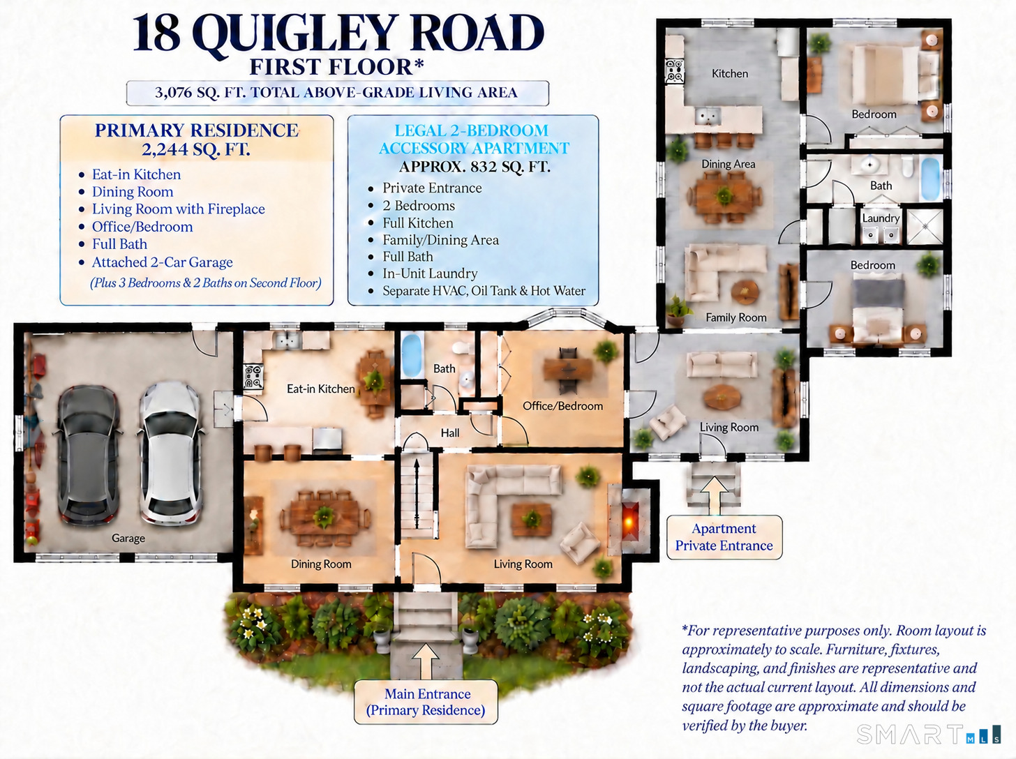 Photo 3 of Single family home for sale at 18 Quigley Rd, Wallingford, CT 06492 | MLS# 24206343 | Listing updated on 2026-10-09
