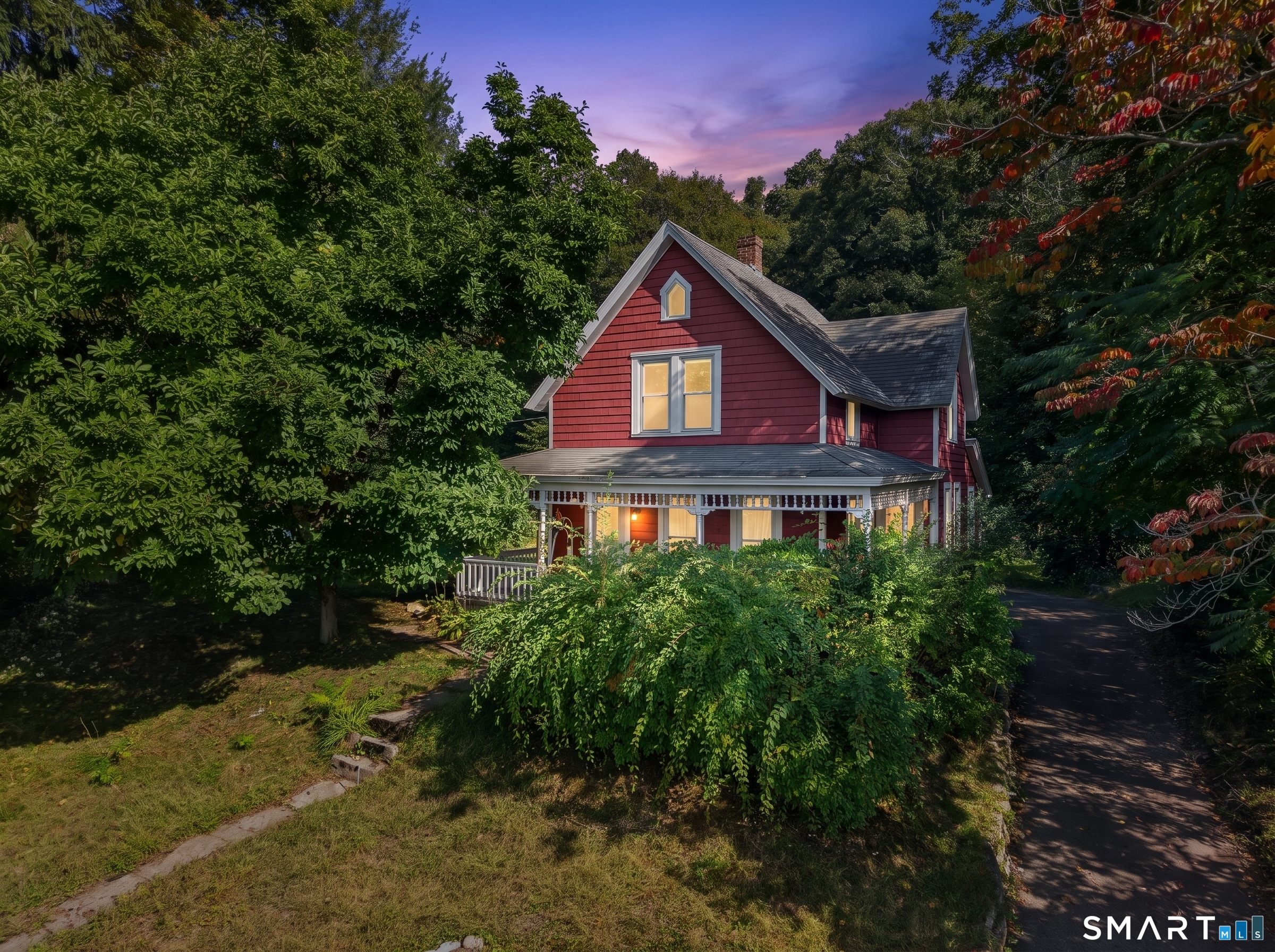 Here is your chance to own a historic Cape that has already been brought up to modern standards. The large wraparound porch is the natural place to sit and take in the views, and the level backyard leaves plenty of open ground for family use. Inside, the home offers three bedrooms and is ready for everyday living. Outside, a three-bay detached garage and barn, offers separate storage, covered parking and room for a workshop or hobby space. Conveniently located near 395.