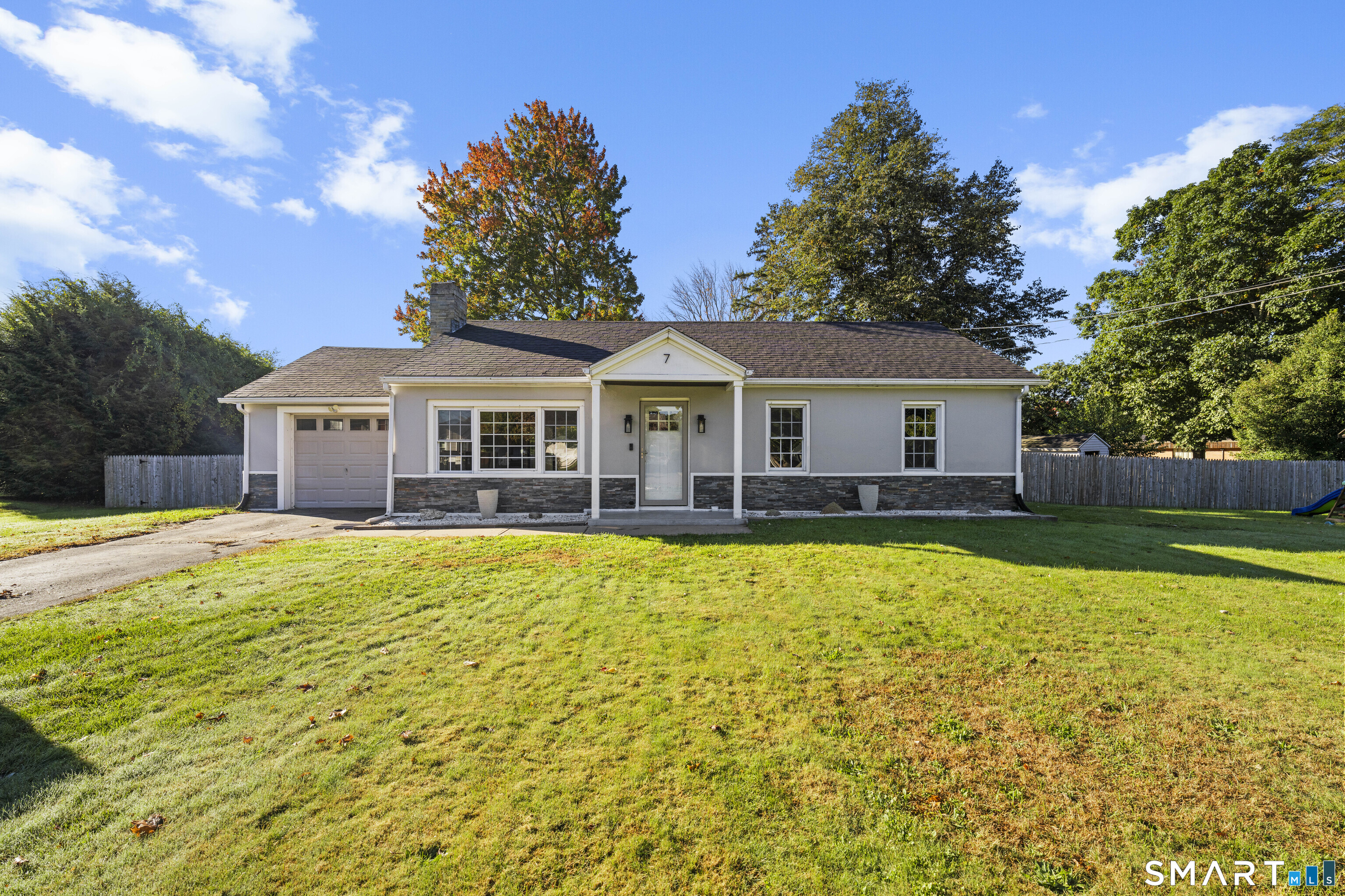 Welcome to 7 Wesley Road in East Windsor! This inviting ranch offers comfortable one-level living with a functional open floor plan and a great balance of indoor and outdoor space. The home features three bedrooms, an updated kitchen and bathroom, and two fireplaces that add warmth and character. The full basement provides additional storage and potential for future use. Outside, enjoy the private backyard and Trex deck, perfect for relaxing, entertaining, or enjoying the warmer months. Located on a quiet road, this property offers a peaceful residential setting while remaining conveniently located near shopping, dining, and major commuting routes. Whether you're a first-time homebuyer, downsizing, or looking for a home with room to make it your own, 7 Wesley Road is full of opportunity. Don't miss your chance to make this East Windsor property your own!