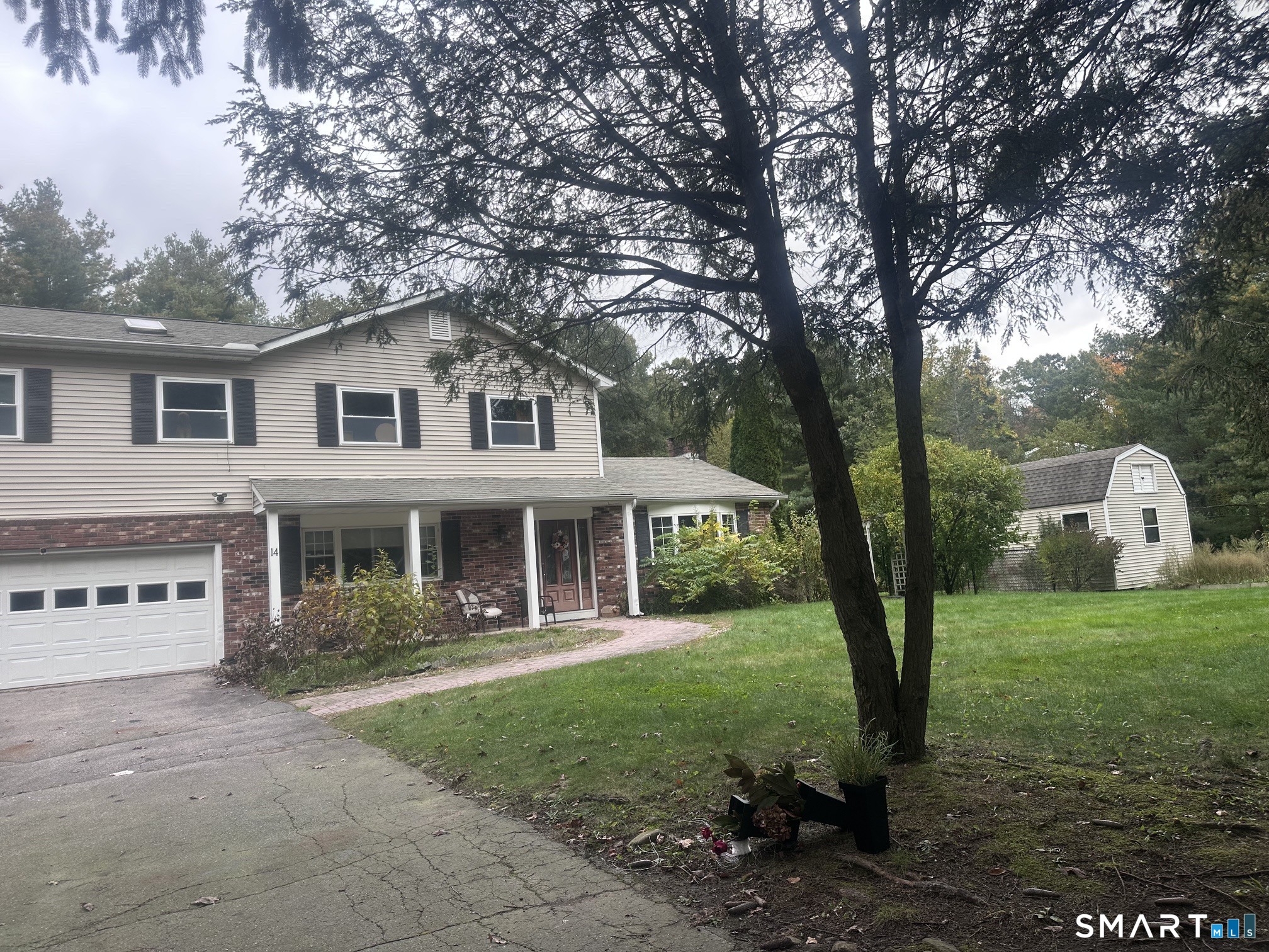 Welcome to this spacious Colonial owith over 3,000 square feet of living space, situated on a beautiful, level one-acre lot in Newtown! This home features 3 bedrooms, 2.5 bathrooms, and versatile additional living space with the potential for a fourth bedroom, home office, or guest accommodations. The eat-in kitchen offers granite countertops, stainless steel appliances, and ample cabinetry. Hardwood flooring enhances much of the home, while the impressive family room showcases a stunning fireplace and soaring vaulted ceilings. The generously sized primary suite features a private sitting area and en-suite bathroom. Additional bedrooms offer comfortable living space, complemented by a full bathroom with a jetted tub. Step outside and enjoy your own backyard retreat featuring an in-ground pool, expansive deck with a covered area, established gardens. An attached two-car garage provides everyday convenience. With its spacious layout, flexible living areas, and inviting outdoor amenities, this property has endless opportunities to make it your own. Schedule your private showing today!