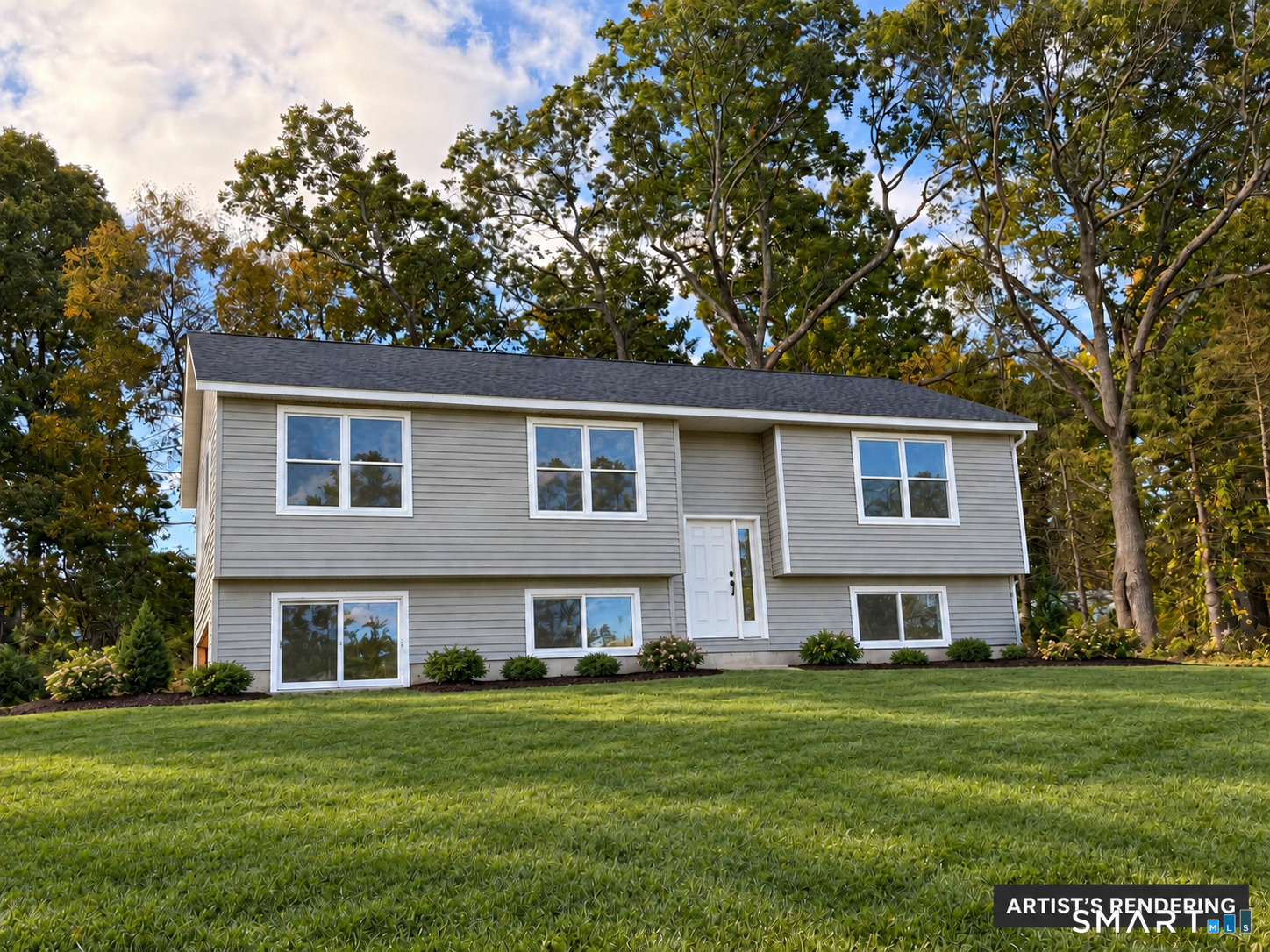 Brand-new home, fresh beginnings, and a location you'll love! Set on the Middlebury side of Naugatuck, this thoughtfully designed raised ranch offers approximately 1,994 square feet of living space with room to relax, entertain, and make it your own. The main level features a welcoming living room, kitchen and dining area, three bedrooms, and two full baths, including a private primary bath. A rear deck 12'x16'provides a perfect spot for morning coffee or unwinding at the end of the day.  The lower level adds a spacious family room, a versatile den or potential fourth bedroom, a half bath, and utility/laundry space. A two-car garage completes the package. Nearby, the Bridle Trail invites you to enjoy walking, biking, and time outdoors. Enjoy the fresh appeal of new construction with a flexible layout that fits your everyday life. Make the decision now and you can pick the colors and customize the house to suit your needs. Your next chapter starts here!