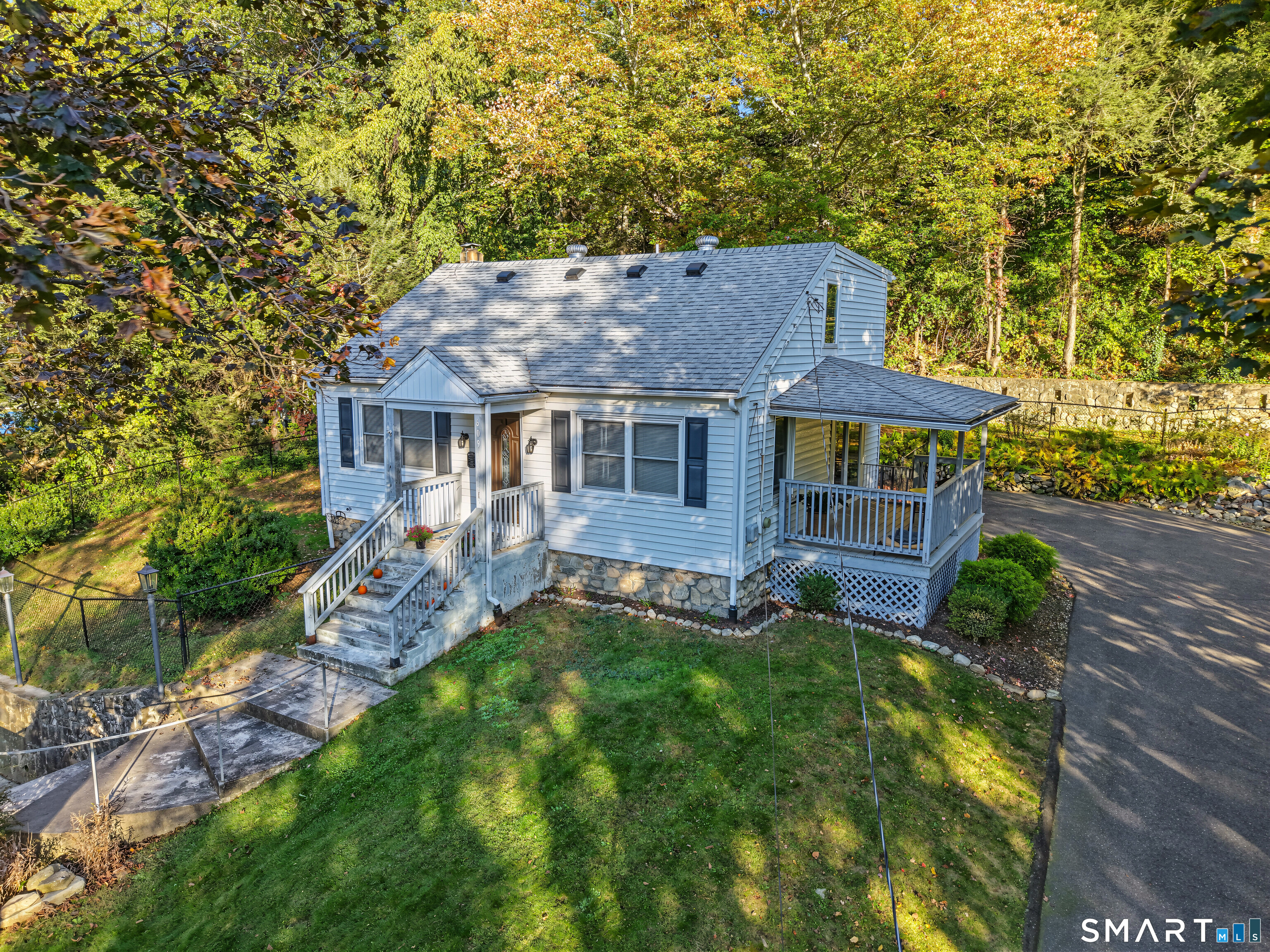 Welcome to 609 South Main Street, a beautifully renovated Cape that is truly move-in ready! Step inside to a bright and inviting first floor featuring hardwood floors throughout and an updated kitchen with granite countertops and stainless steel appliances. Upstairs, two oversized bedrooms and a renovated half bath offer an impressive amount of additional space. Perched above the Naugatuck River, the home enjoys beautiful seasonal river views and an elevated setting that makes this property truly unique. Outside, enjoy a fully fenced backyard and deck-perfect for entertaining, pets, or simply relaxing at home. A full basement provides tons of room for storage, while the oversized one-car garage adds even more convenience. Ideally located in Seymour with easy access to Route 8, Route 67, I-95, Metro-North, shopping, dining, and nearby amenities. With thoughtful updates, beautiful river views, and a backyard ready to enjoy, this turnkey home is an opportunity you won't want to miss-schedule your showing today!