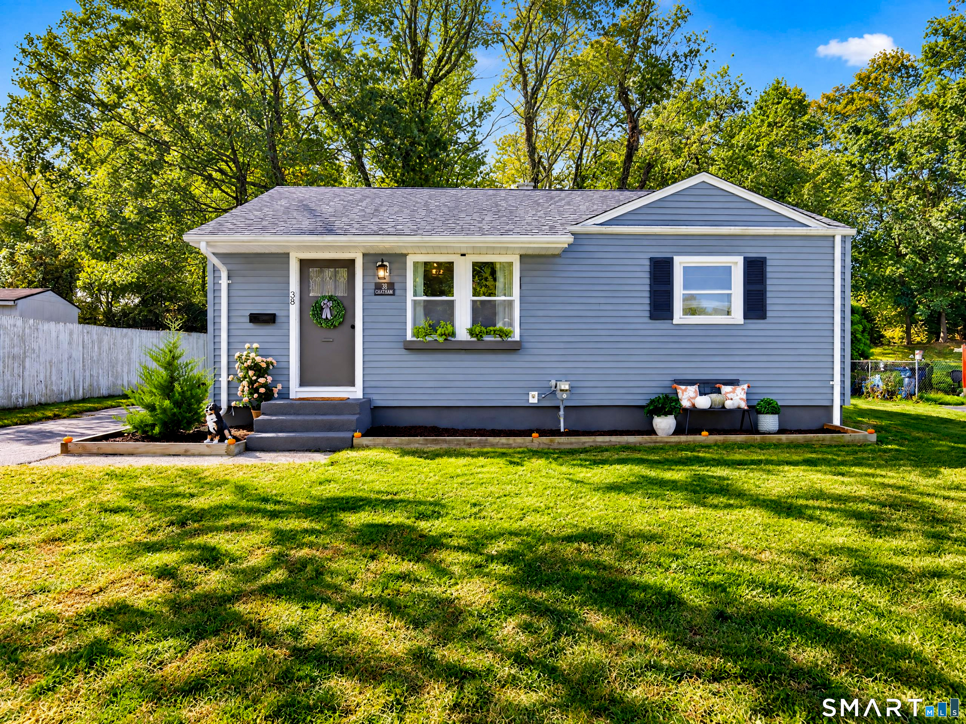 Welcome to this charming 2-bedroom, 1-bathroom home offering comfortable, single-level living with thoughtful updates throughout. Move-in-ready and beautifully refreshed, this home features new luxury plank flooring and carpeting throughout, new windows & updated with vinyl siding. The eat-in kitchen showcases beautiful leathered granite countertops and all-new stainless steel appliances. Two inviting bedrooms and a fully renovated bathroom complete the main level. The spacious, heated lower level offers a blank canvas with endless possibilities, providing the flexibility to create a space that suits your needs. With so many updates already completed, all that's left to do is move in and enjoy! Full home inspection, termite, and radon testing have been completed and are available for review upon request. Agent related to seller.