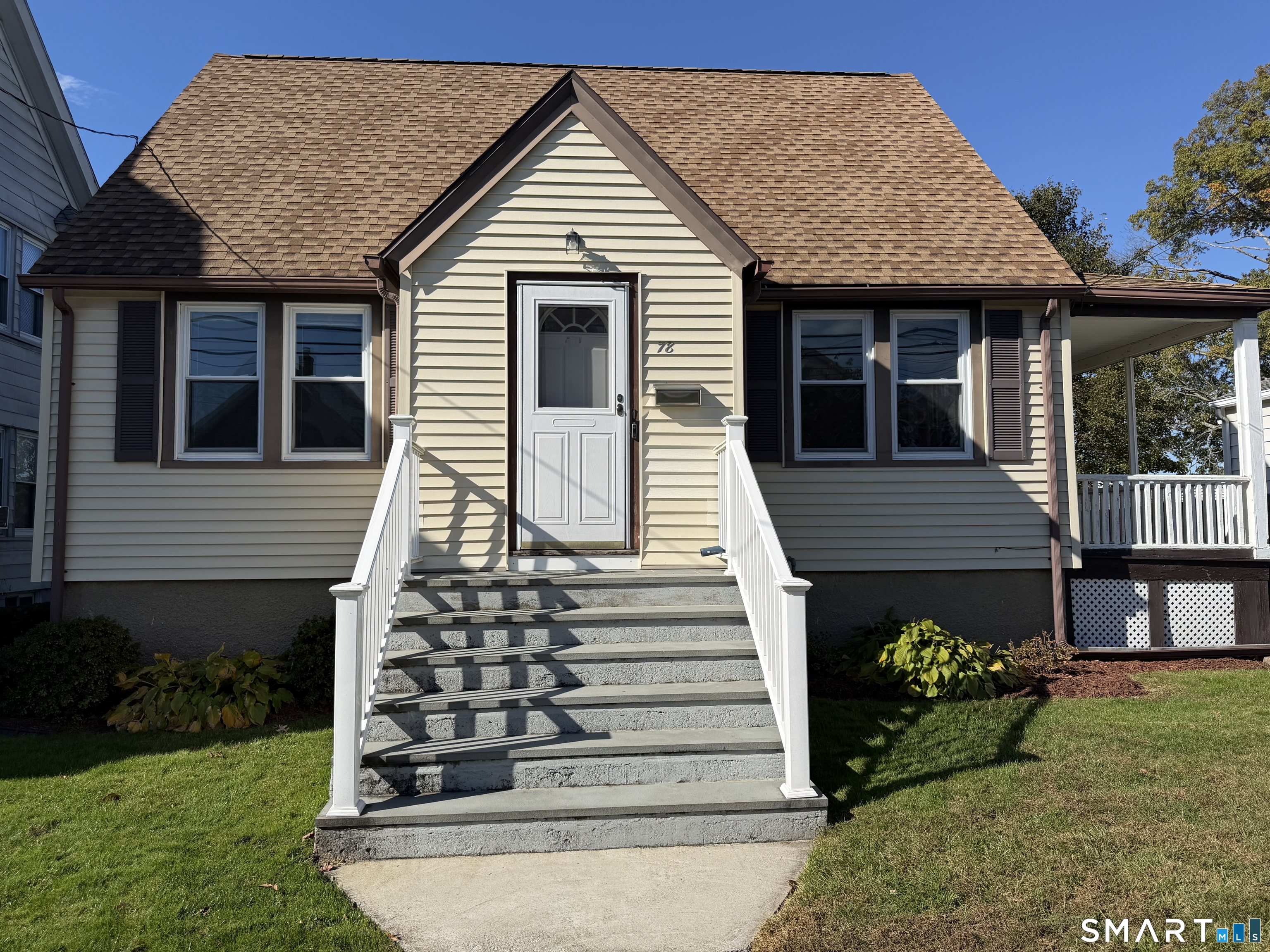 Welcome to this one family-owned home for generations! This bright and natural sun-filled cape style home has 4 bedrooms and features 1 full (walk-in shower stall), main floor bathroom. So, if someone in your household needs a main floor bedroom and bathroom, this home has the answer. The front foyer welcomes you into the large living room with door to a once before... screened in porch. The porch can be remedied quite easily to a screened in porch again. It has the space to sit and reflect upon the day unfolding before us or the day as it settles into evening. A screened in porch is a home feature that once you have one, you'll want one wherever you live. The large eat in kitchen has access to the private back yard and detached garage. There are 2 bedrooms on the main floor...one could be a home office if you'd like...or a den if that is more desirable. Upstairs are two additional bedrooms. The flooring is hardwood and there is tile in the bathroom and kitchen. The basement is unfinished and presents potential to create whatever you'd like. The laundry is located n the basement. This home can be modified and upgraded and with a variance become a 2 family property. The .14 acre property goes all the way back to Patchen St. The home is being sold as is and is an Estate so there are no disclosures.