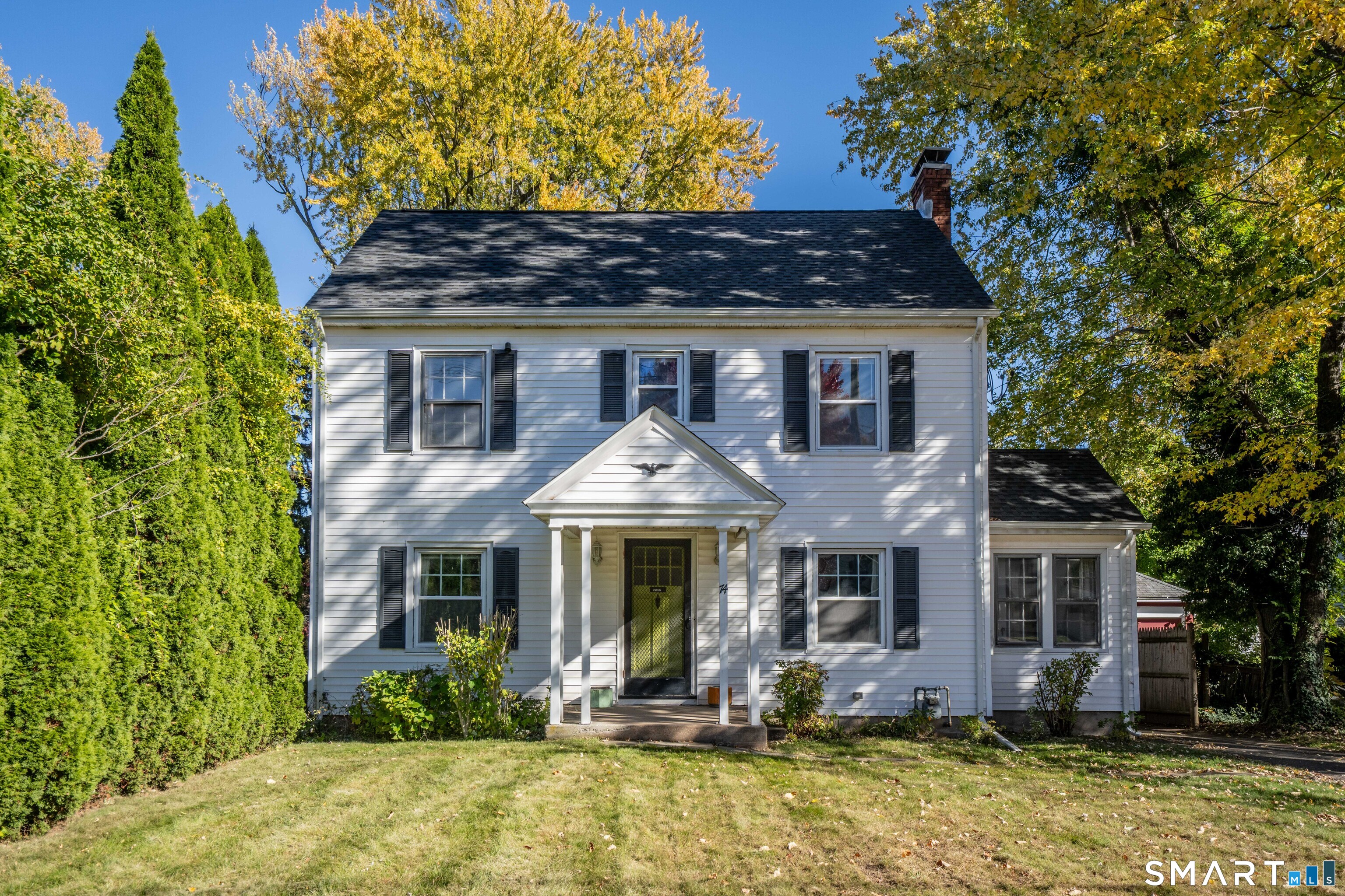 Step into period charm in 74 Arnoldale Rd! High ceilings, wood floors and moldings, and a fantastic location that is close to everything! A large open kitchen/dining area are ready for your dinner parties. A spacious, fireplaced living room with windows to the front and back yards. 3 ample bedrooms on the second floor with a full bath in the hallway. There is also a semi-finished space on the third floor that could be a teen suite, home office or bonus room! The dry basement has been waterproofed and has rough plumbing for a bathroom too. Couple this with a large composite deck to enjoy the back yard, and a 2 car detached garage and you have even more living space. All this plus a newer roof, updated high efficiency gas boiler with on demand hot water, and thermopane windows and this home is ready for you! Book your appointment today!