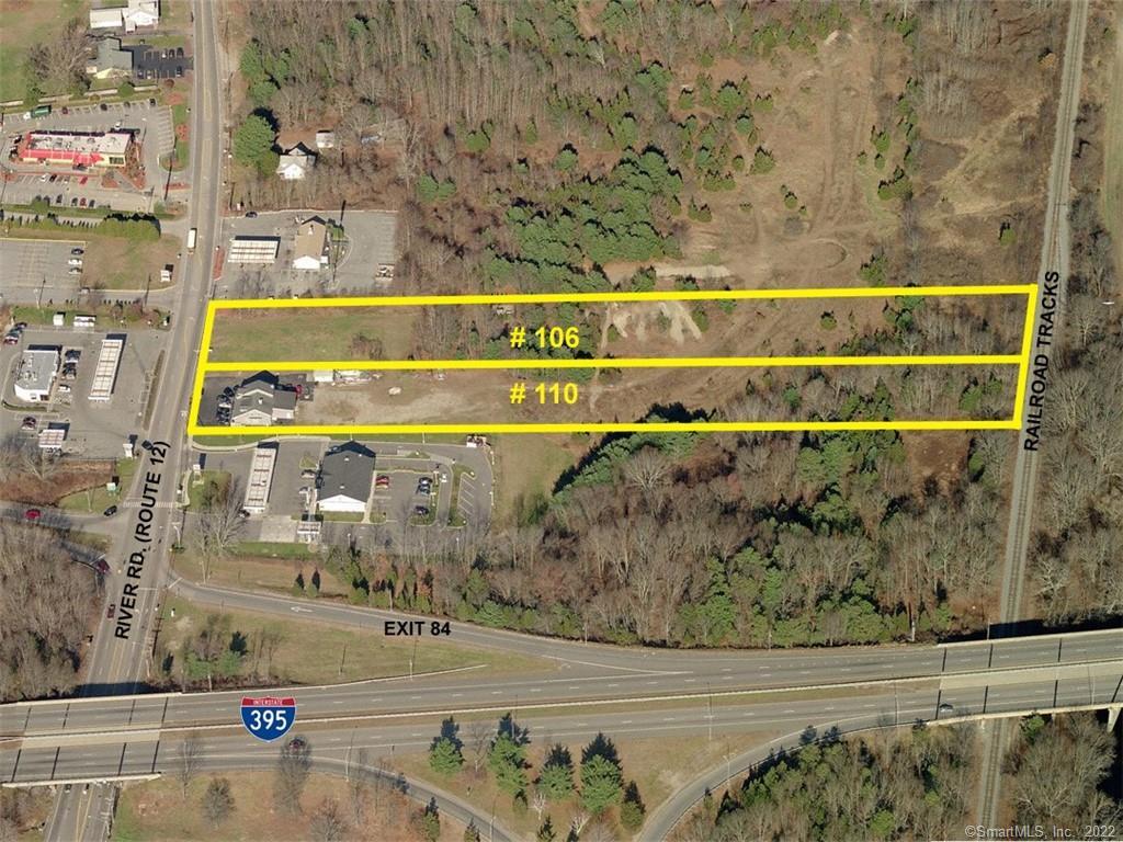 Two parcels equaling 4.4 acre of prime development land. Currently Public Water and Septic. Public sewer in street. 208'+/- Road frontage. Zone BV-IV: Business Village District 4. For Sale $1, 200, 000.Site has an existing 2, 500sf +/- office building on it. Land located in the heart of the busy retail district with easy access to I-395 (Exit 21A). Just down the street from Lisbon Landing and Lisbon Crossing.Possible uses: Retail, Office, Financial Institutions, Personal Service, Government Office, Business and Medical Office/Clinic, Repair Shop, Hair Salon, etc. By Special Permit: Drive-thru for restaurant, Multiple-use Commercial Development, Retail Gasoline Station...